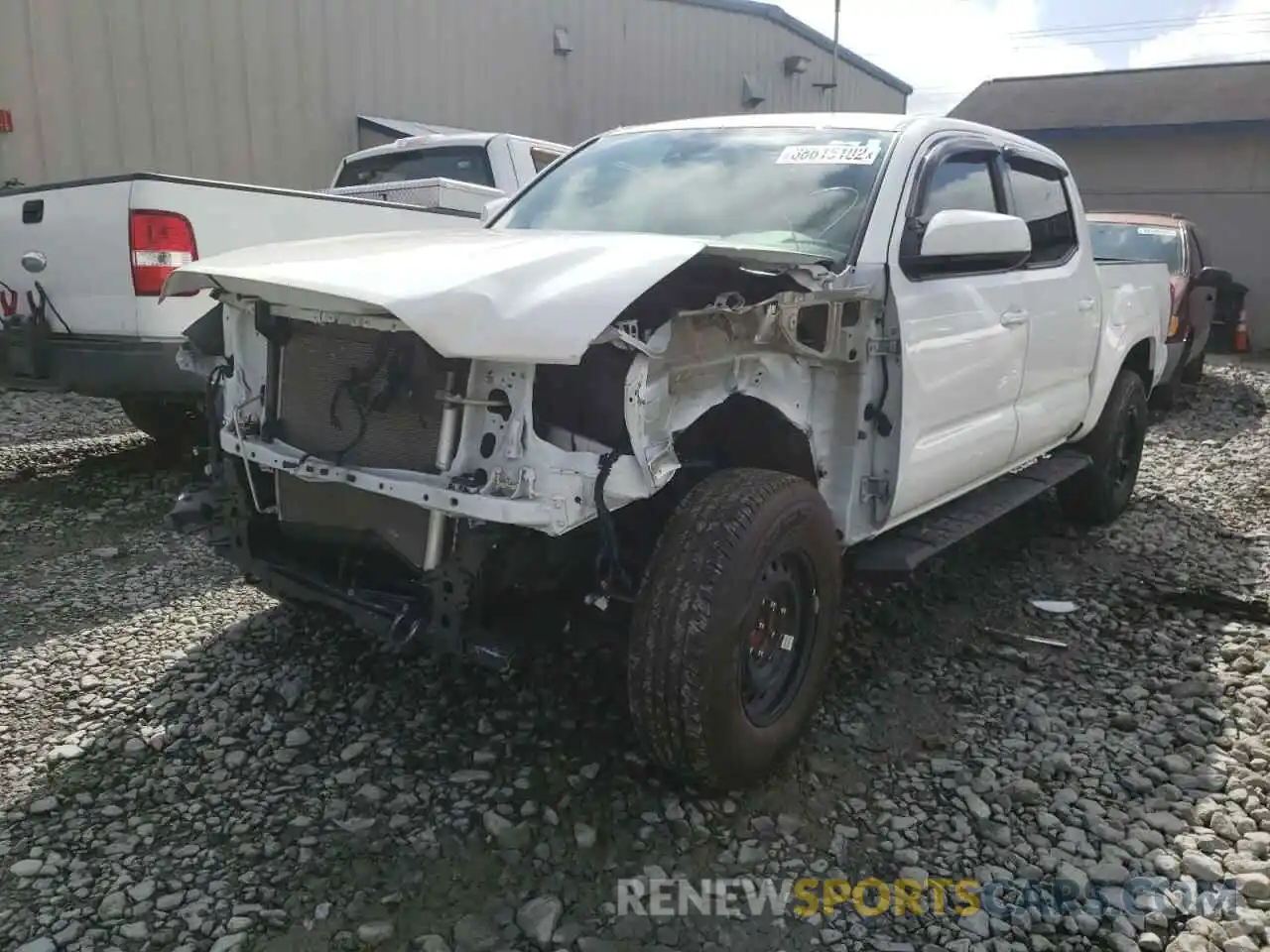 2 Photograph of a damaged car 5TFAX5GNXKX158547 TOYOTA TACOMA 2019