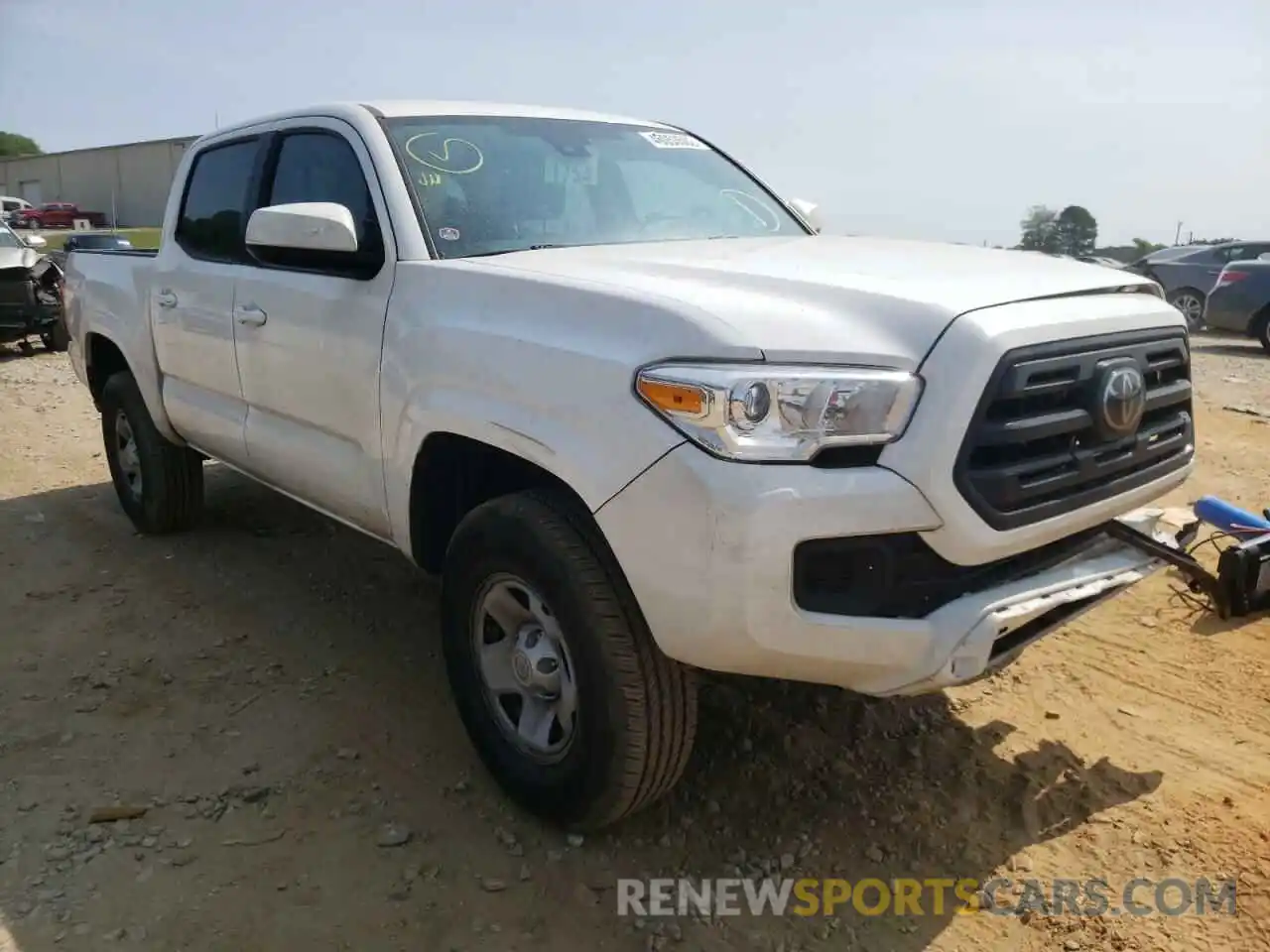 1 Photograph of a damaged car 5TFAX5GNXKX158760 TOYOTA TACOMA 2019