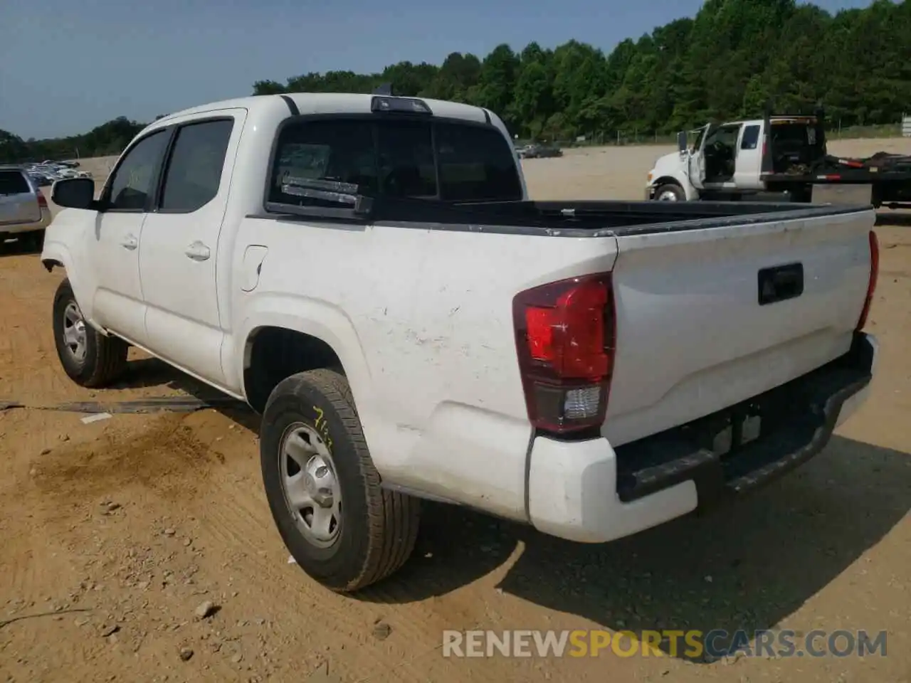 3 Photograph of a damaged car 5TFAX5GNXKX158760 TOYOTA TACOMA 2019