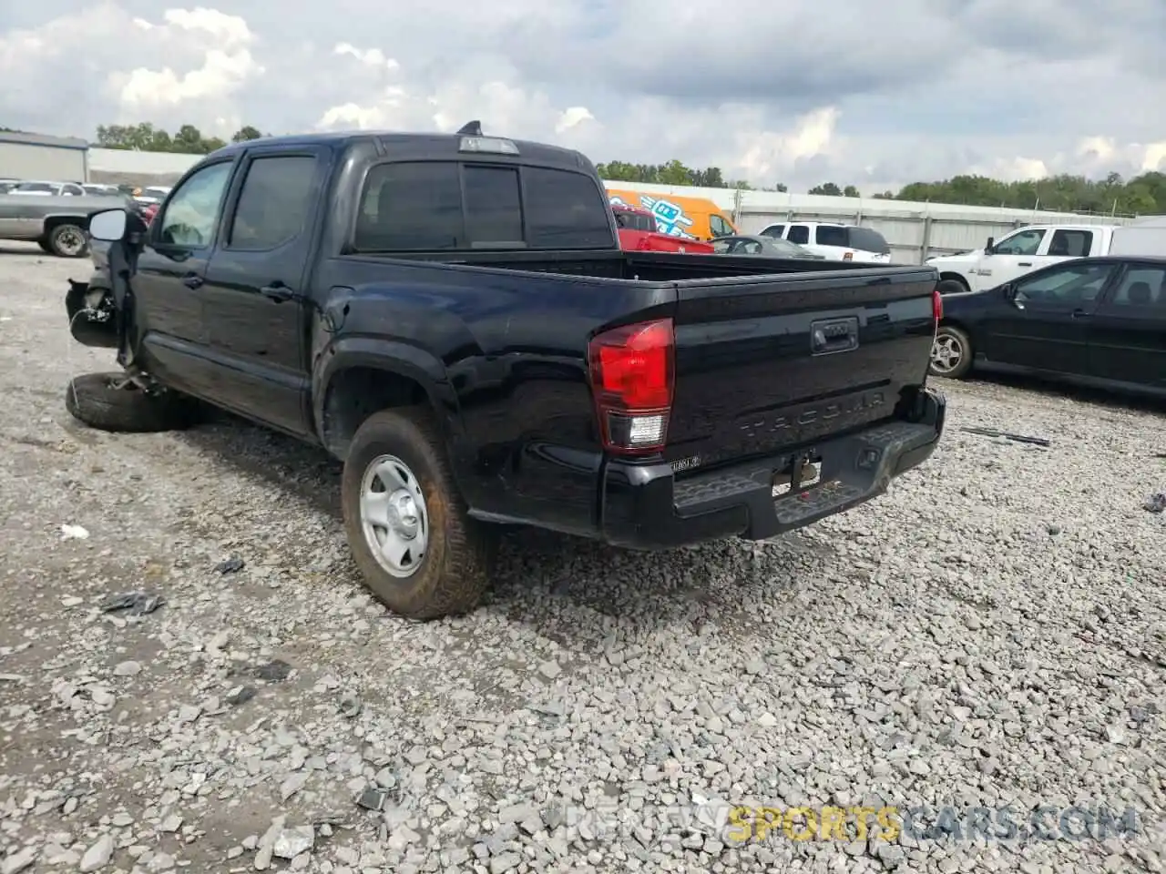 3 Photograph of a damaged car 5TFAX5GNXKX161691 TOYOTA TACOMA 2019