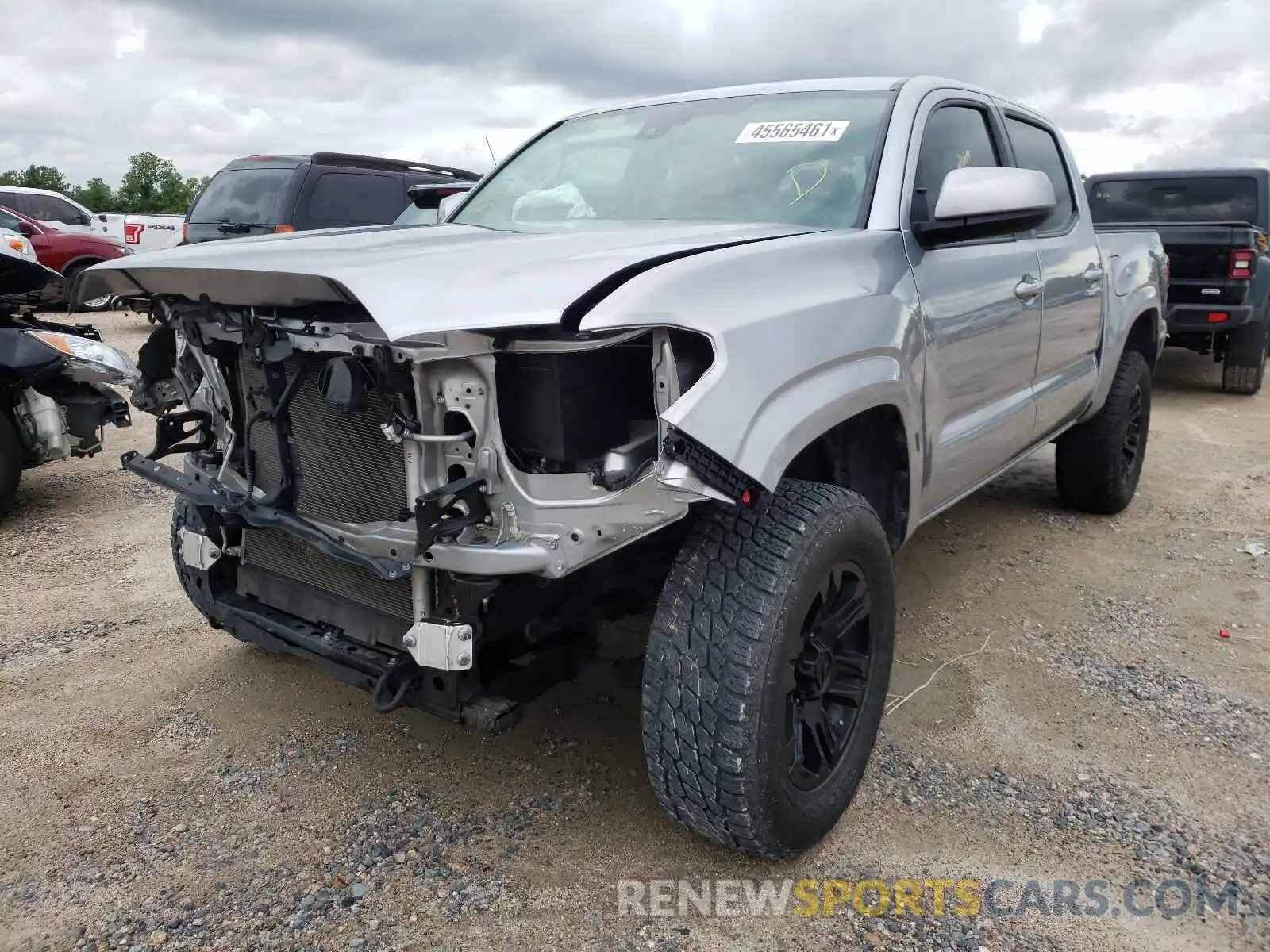 2 Фотография поврежденного автомобиля 5TFAX5GNXKX162730 TOYOTA TACOMA 2019