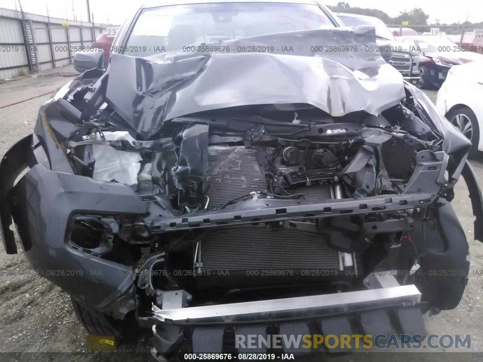 6 Photograph of a damaged car 5TFAZ5CN0KX078691 TOYOTA TACOMA 2019