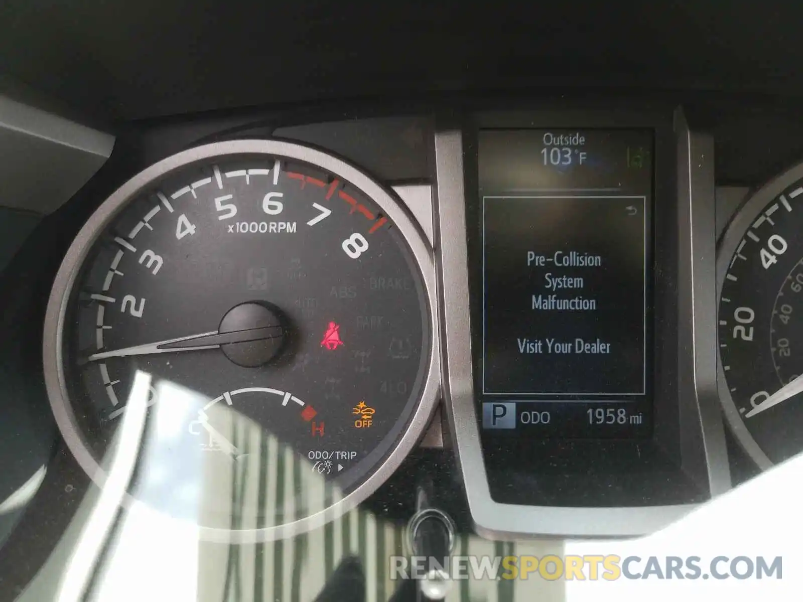 8 Photograph of a damaged car 5TFAZ5CN0KX084913 TOYOTA TACOMA 2019