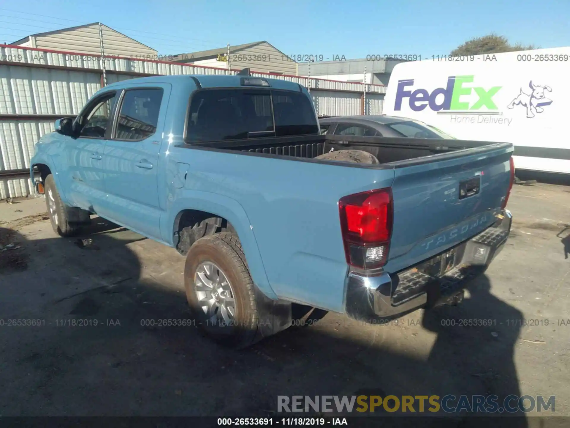 3 Photograph of a damaged car 5TFAZ5CN0KX086550 TOYOTA TACOMA 2019