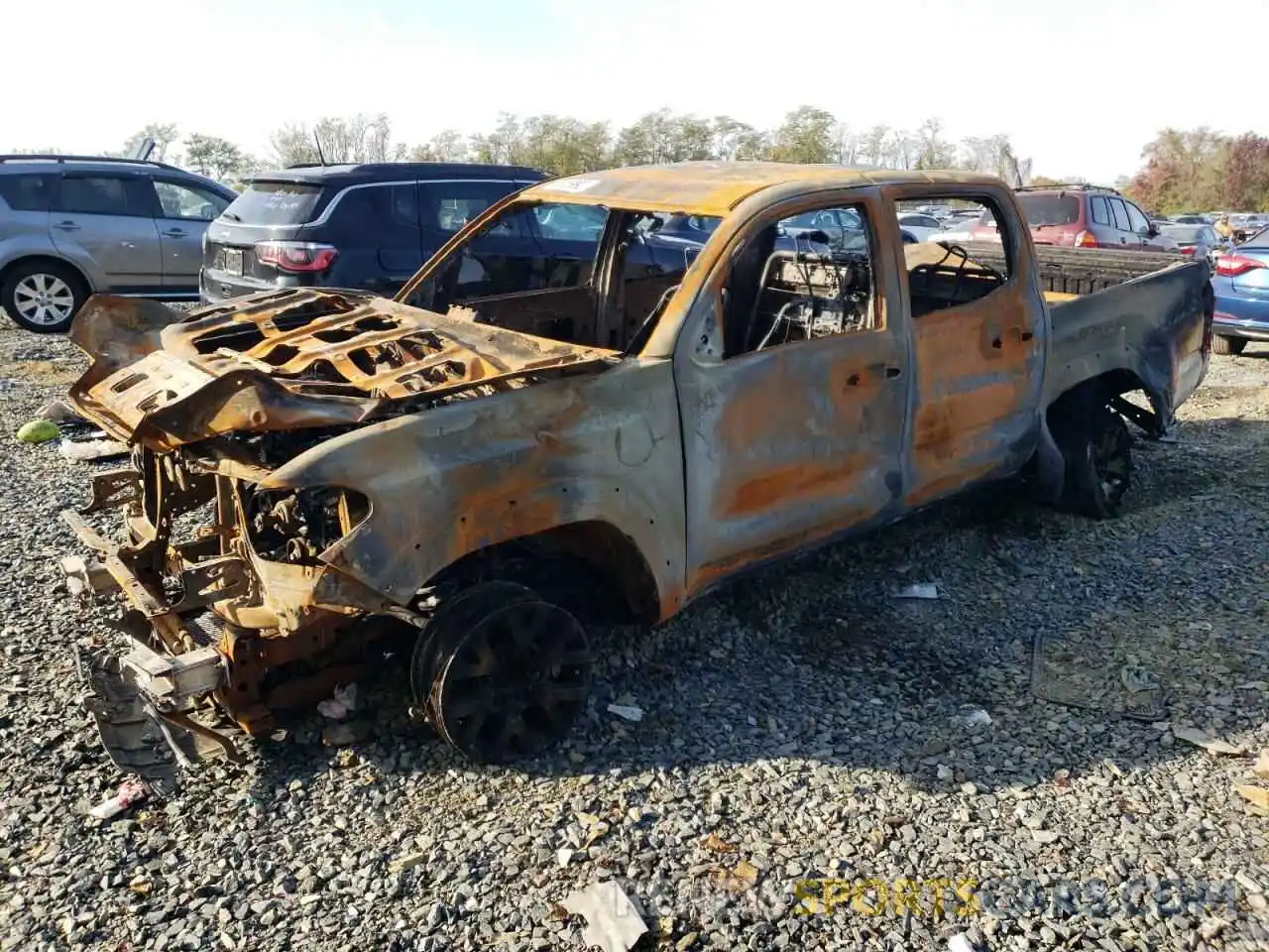 2 Photograph of a damaged car 5TFAZ5CN1KX076562 TOYOTA TACOMA 2019