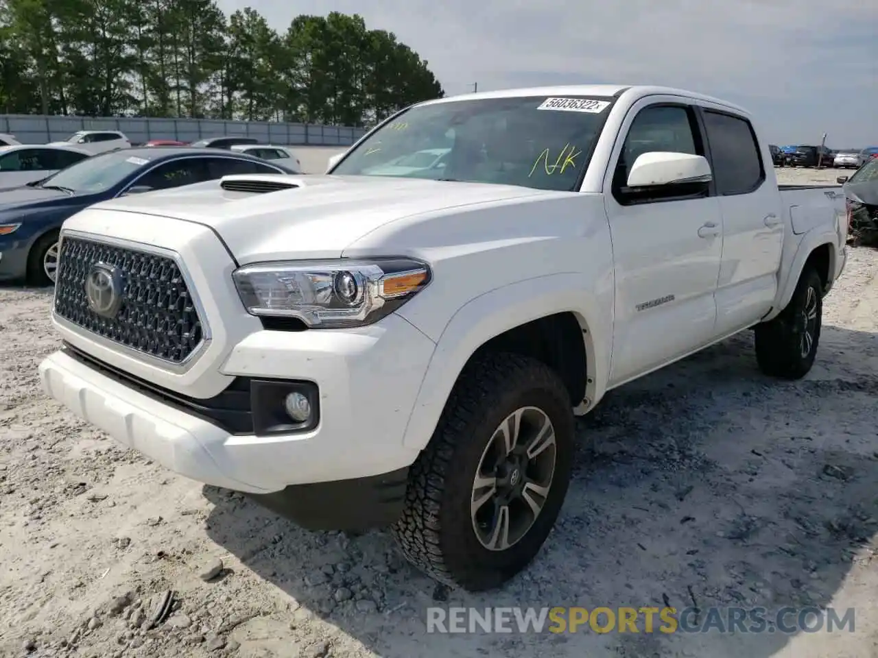 2 Photograph of a damaged car 5TFAZ5CN1KX077047 TOYOTA TACOMA 2019