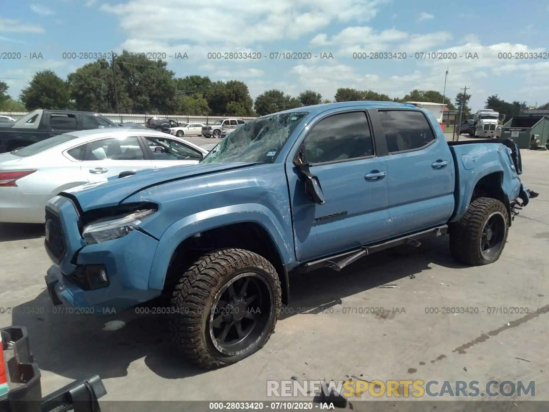 2 Photograph of a damaged car 5TFAZ5CN1KX086198 TOYOTA TACOMA 2019