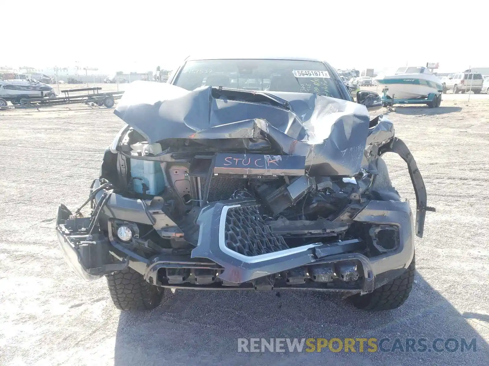 7 Photograph of a damaged car 5TFAZ5CN2KX075484 TOYOTA TACOMA 2019