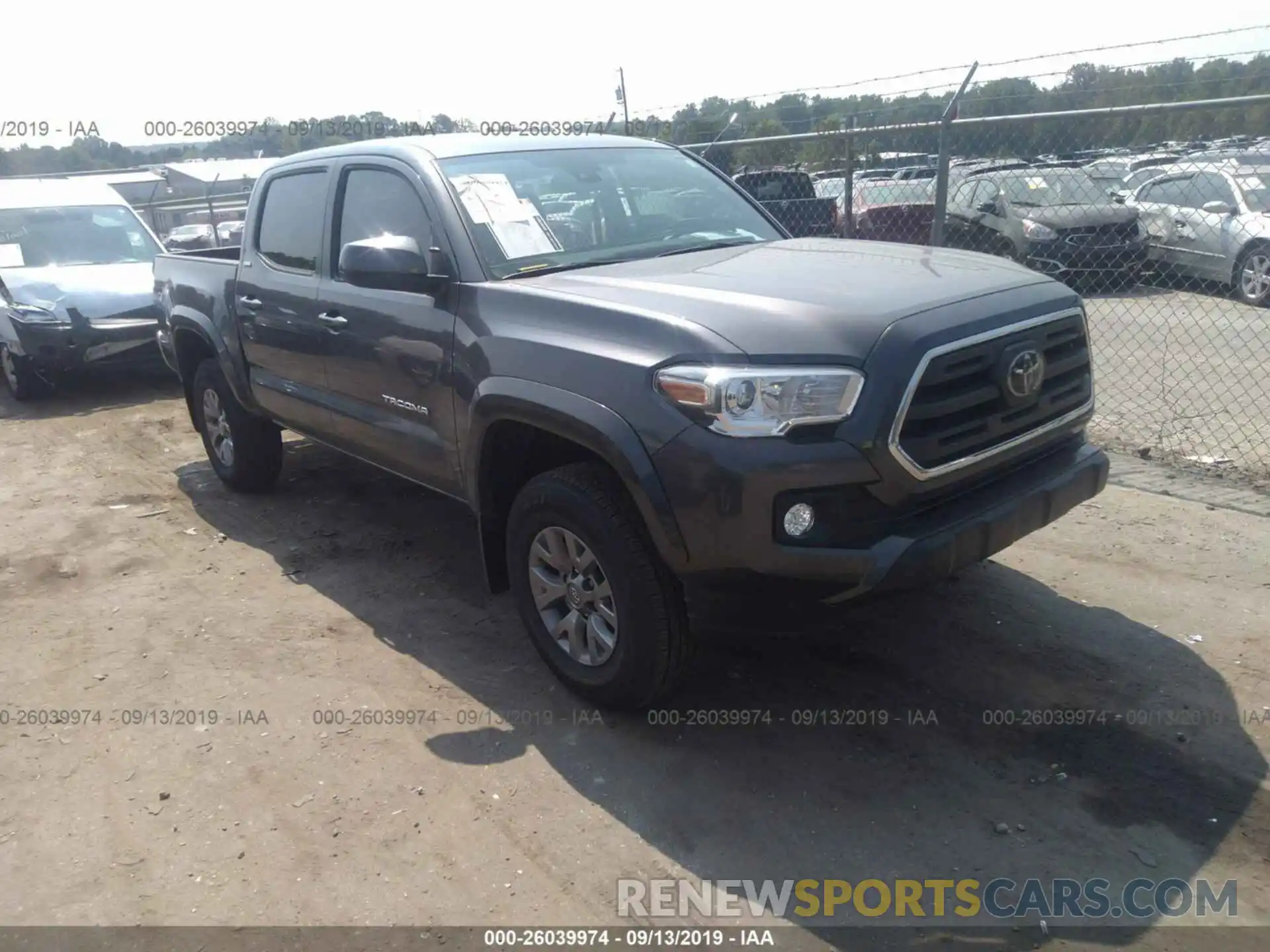 1 Photograph of a damaged car 5TFAZ5CN2KX077705 TOYOTA TACOMA 2019