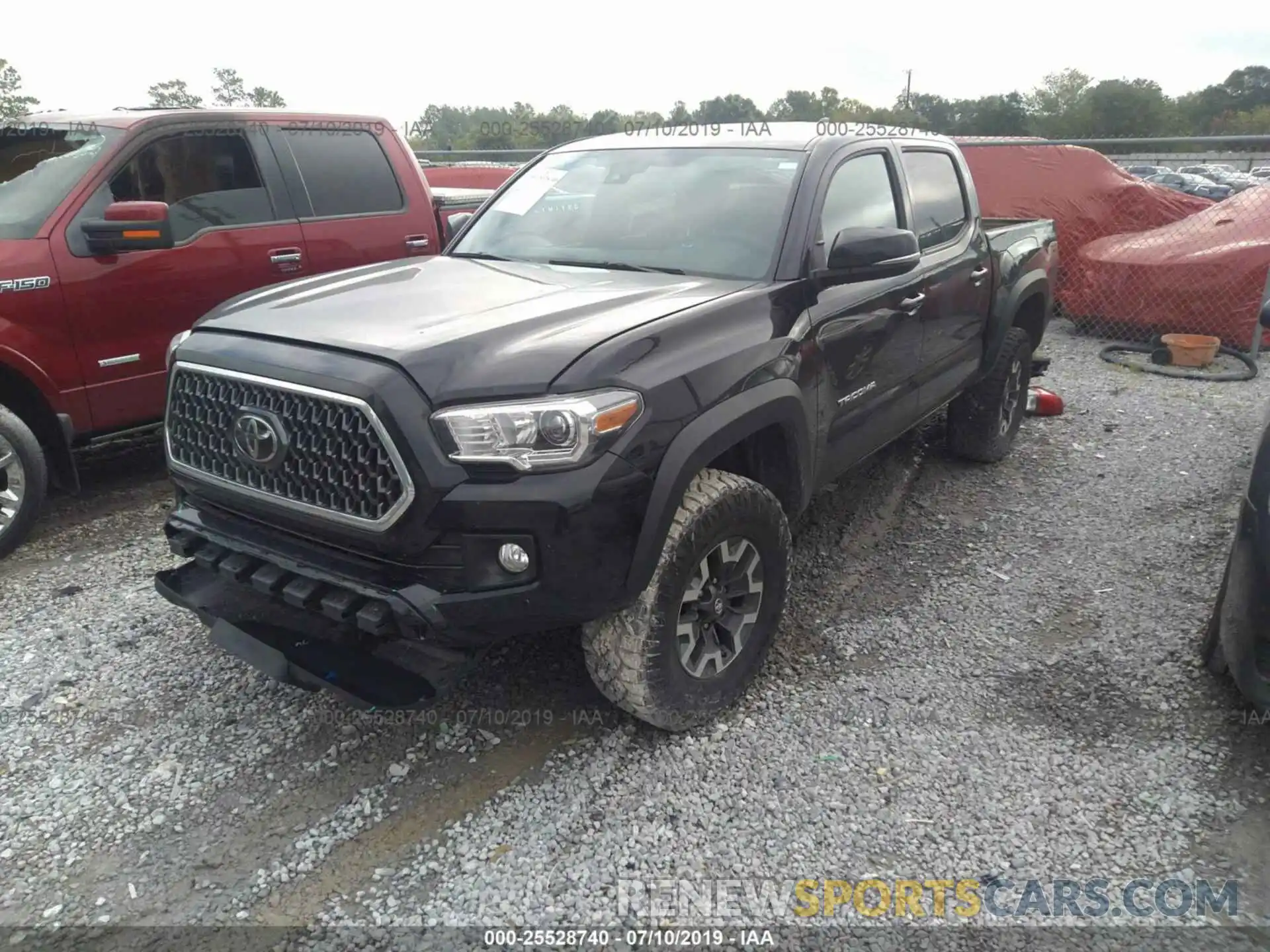 2 Photograph of a damaged car 5TFAZ5CN2KX078157 TOYOTA TACOMA 2019