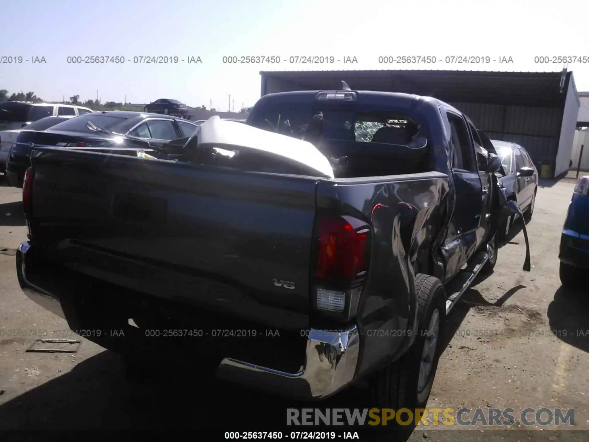 4 Фотография поврежденного автомобиля 5TFAZ5CN2KX078966 TOYOTA TACOMA 2019