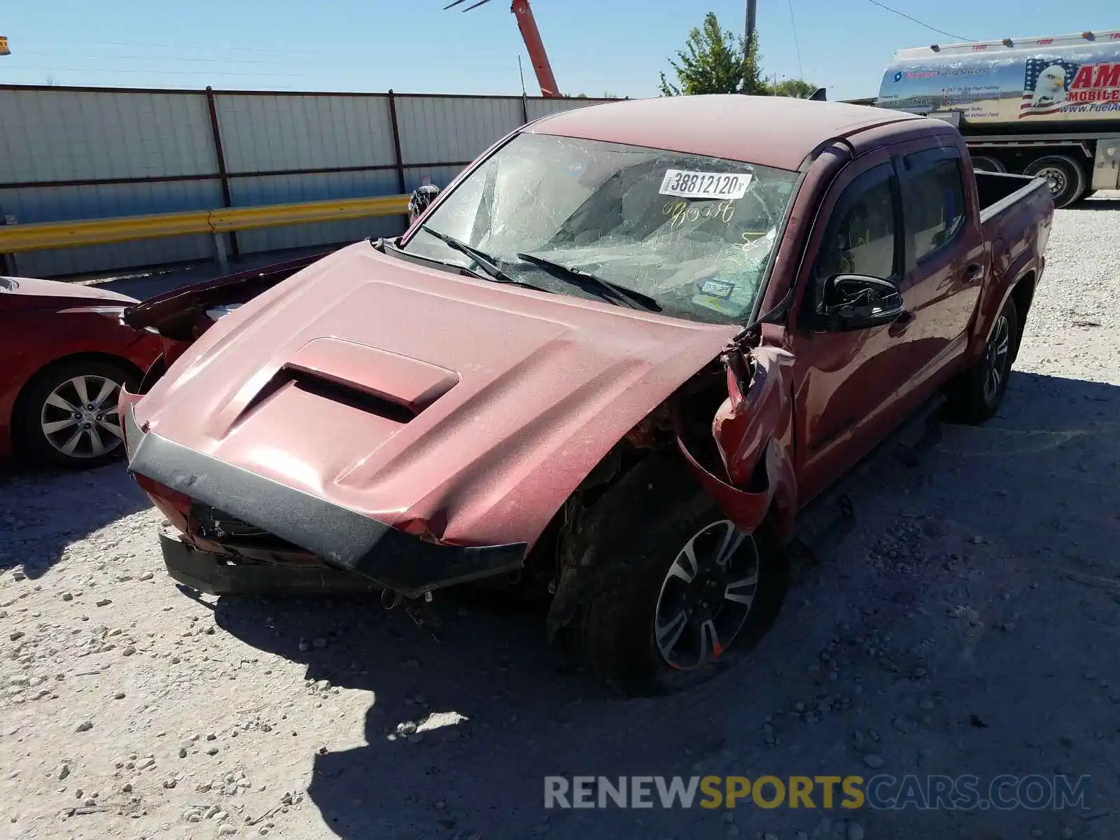 2 Photograph of a damaged car 5TFAZ5CN2KX080068 TOYOTA TACOMA 2019