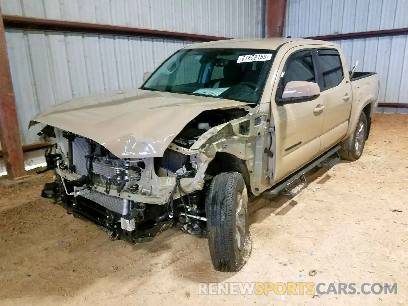 2 Photograph of a damaged car 5TFAZ5CN2KX083102 TOYOTA TACOMA 2019