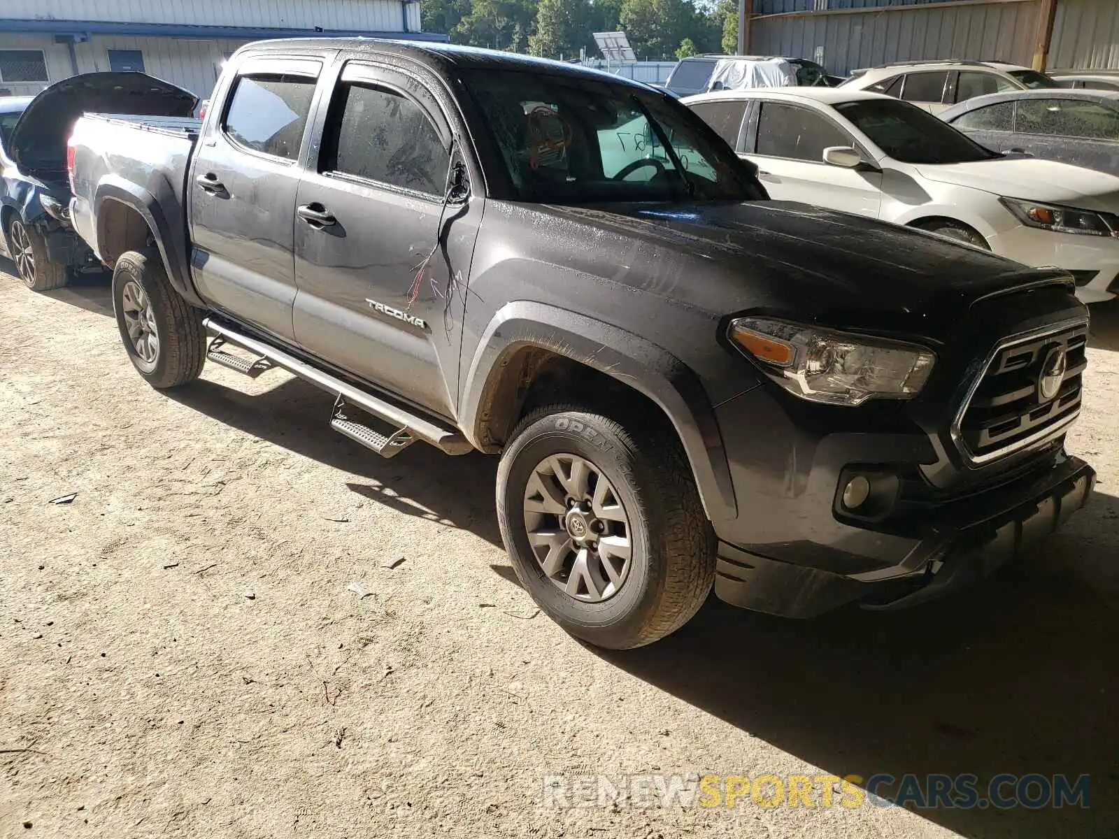 1 Photograph of a damaged car 5TFAZ5CN2KX086078 TOYOTA TACOMA 2019