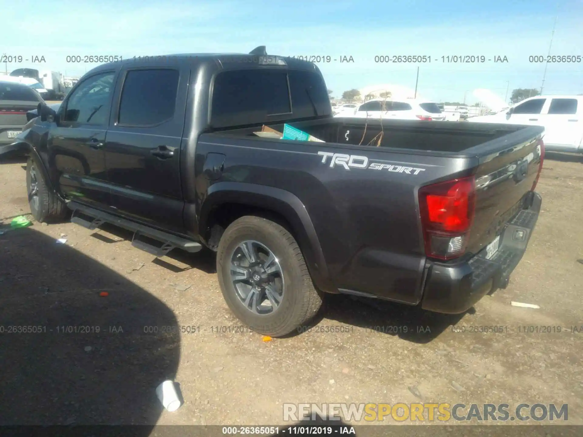 3 Photograph of a damaged car 5TFAZ5CN2KX086081 TOYOTA TACOMA 2019