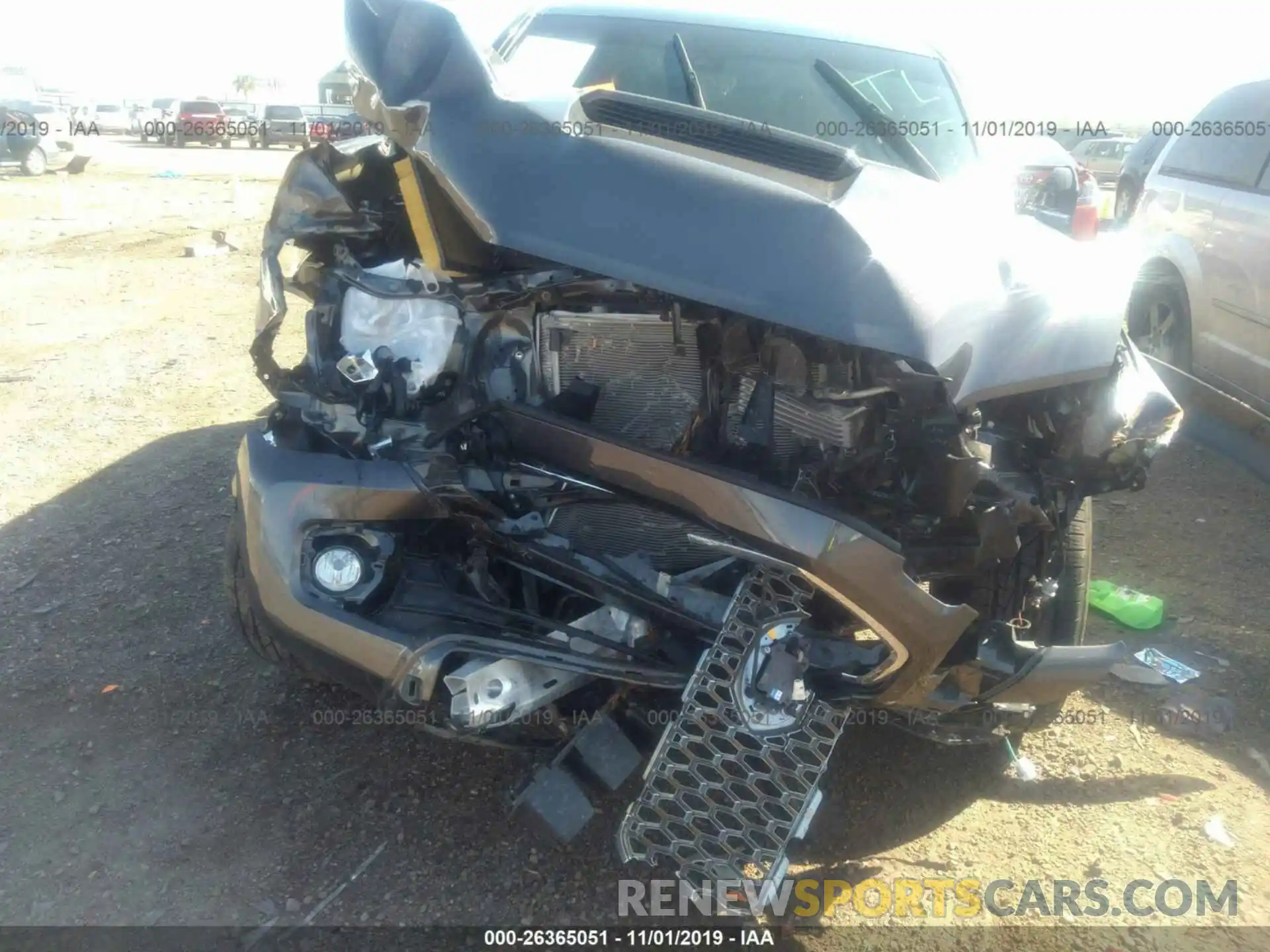 6 Photograph of a damaged car 5TFAZ5CN2KX086081 TOYOTA TACOMA 2019