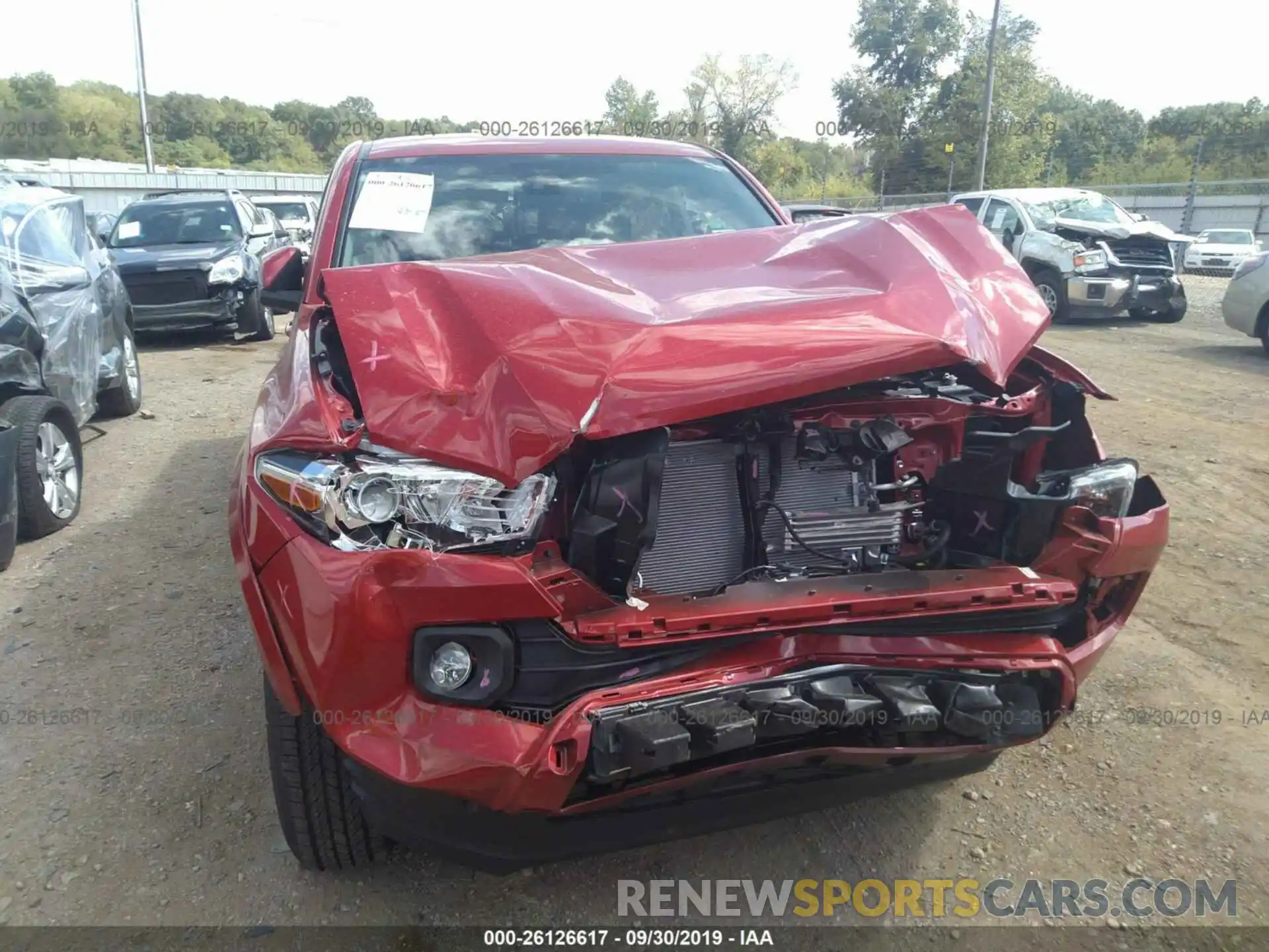 6 Photograph of a damaged car 5TFAZ5CN2KX086291 TOYOTA TACOMA 2019