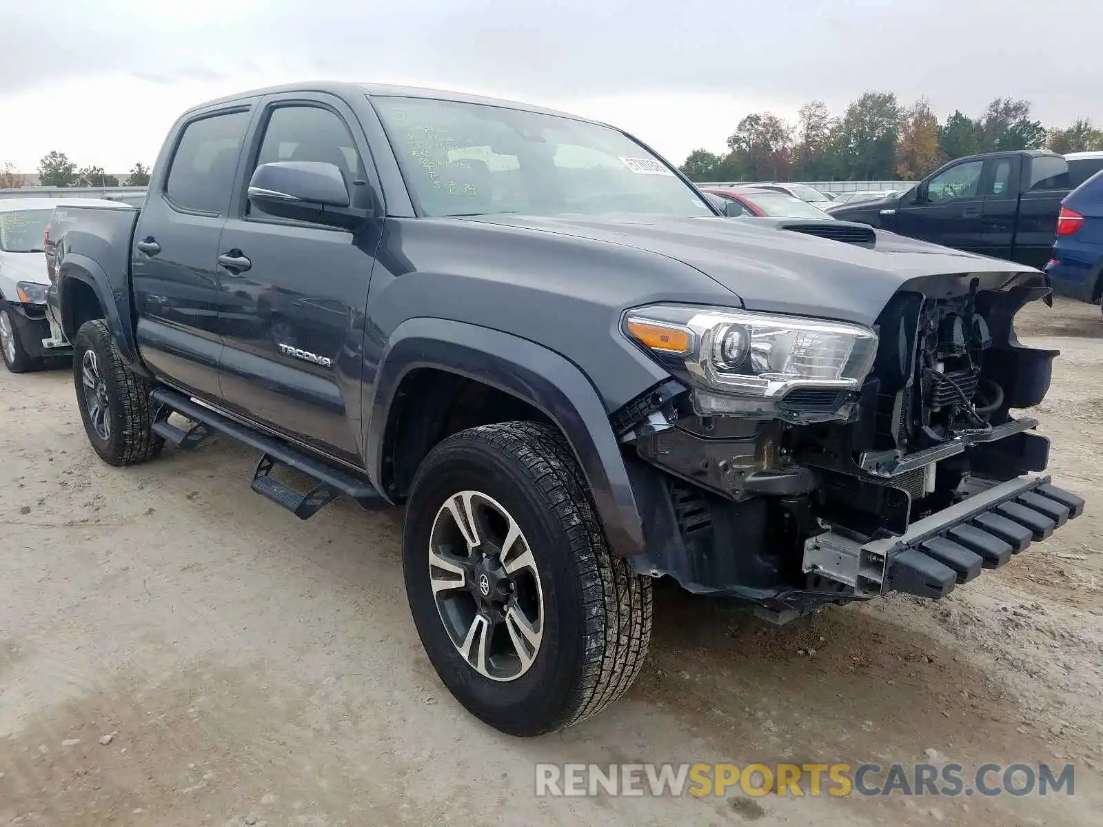 1 Photograph of a damaged car 5TFAZ5CN3KX073503 TOYOTA TACOMA 2019