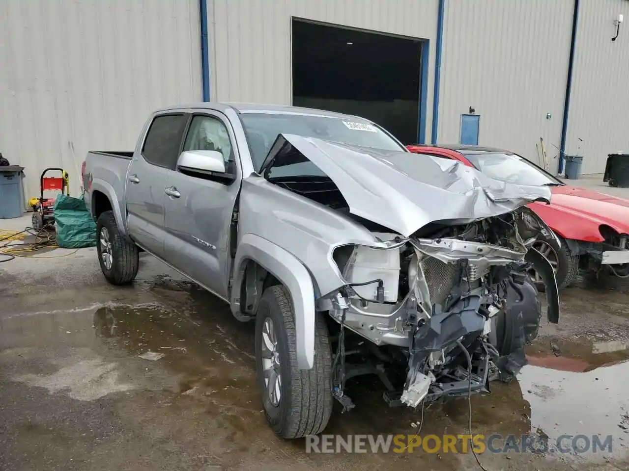 1 Photograph of a damaged car 5TFAZ5CN3KX087319 TOYOTA TACOMA 2019