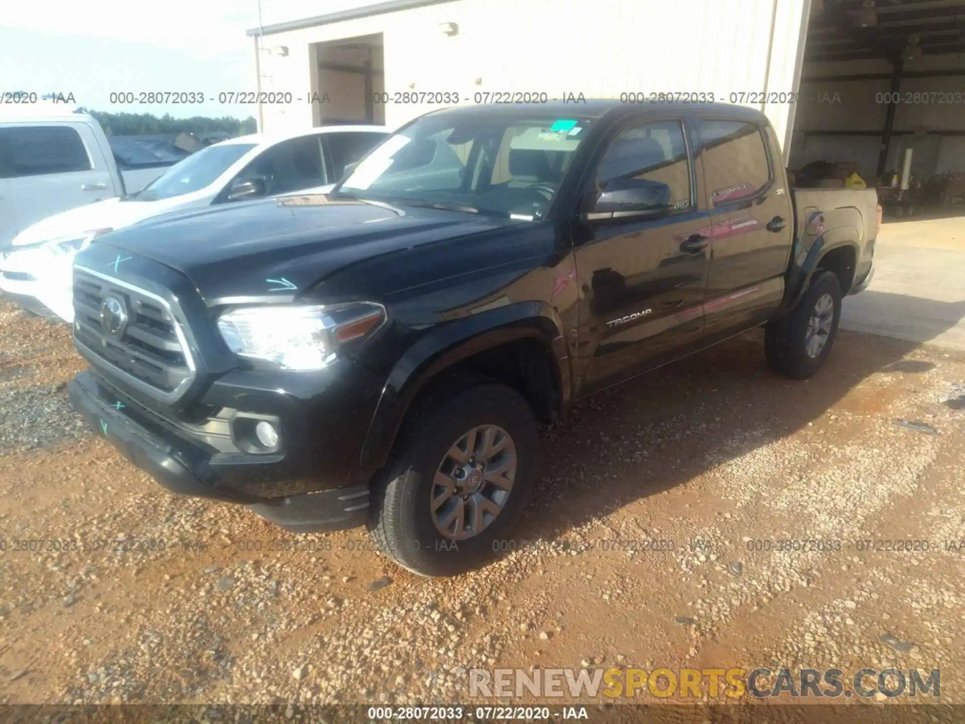 2 Photograph of a damaged car 5TFAZ5CN4KX074577 TOYOTA TACOMA 2019