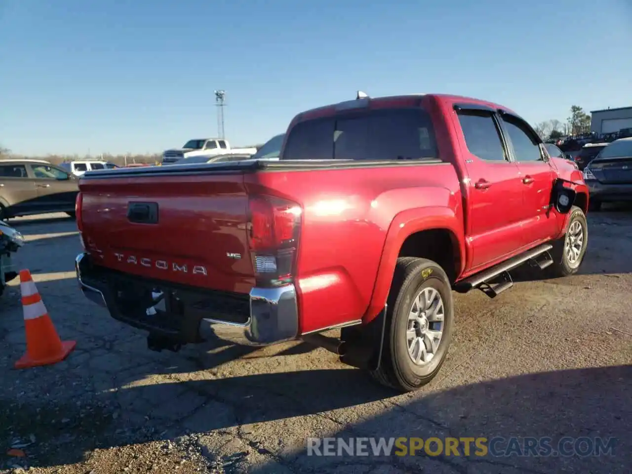 4 Photograph of a damaged car 5TFAZ5CN5KX076760 TOYOTA TACOMA 2019