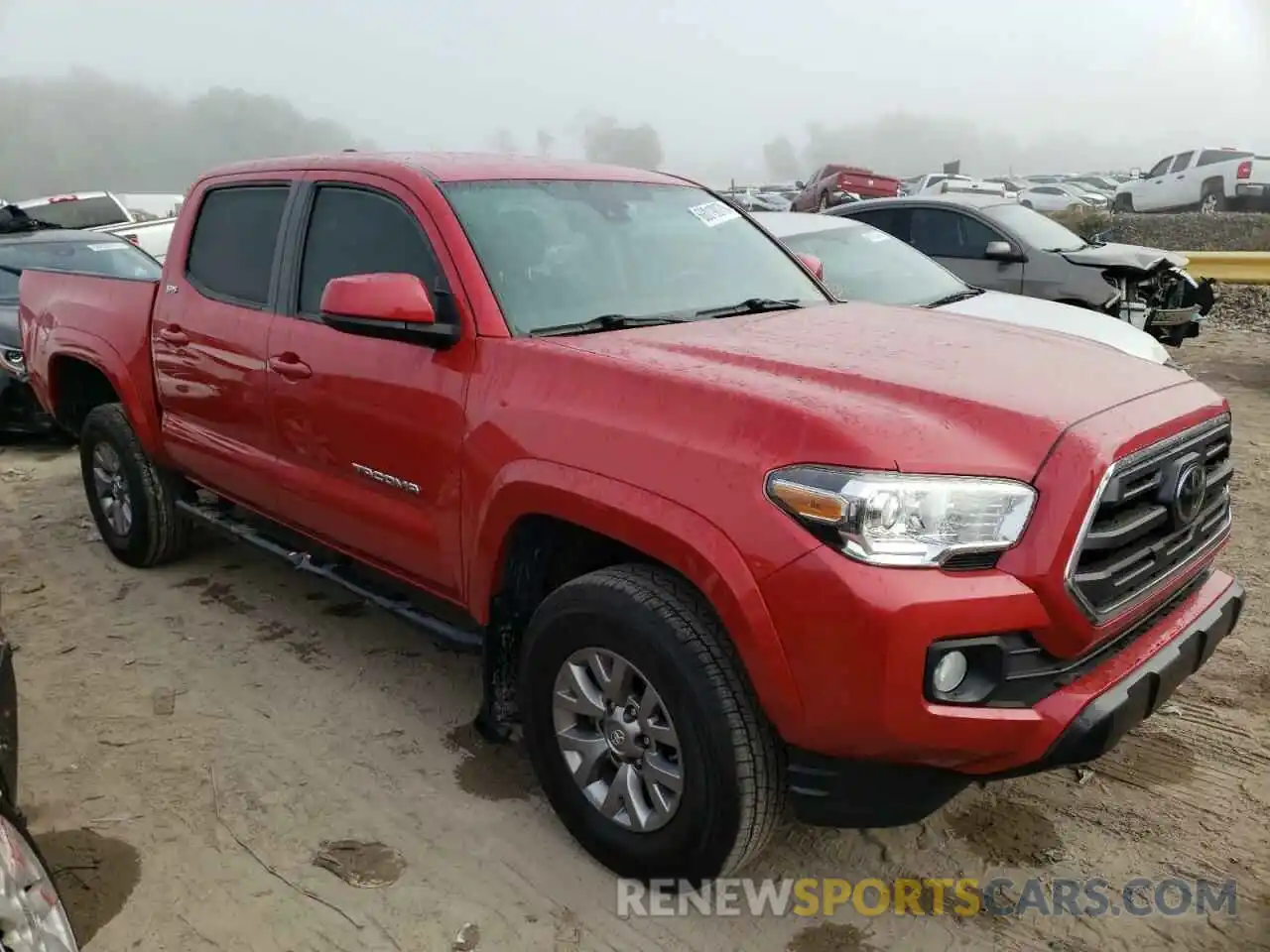 1 Photograph of a damaged car 5TFAZ5CN5KX077455 TOYOTA TACOMA 2019