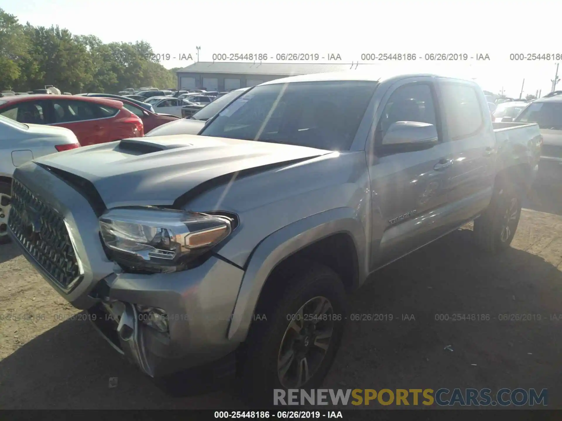 2 Photograph of a damaged car 5TFAZ5CN5KX080288 TOYOTA TACOMA 2019