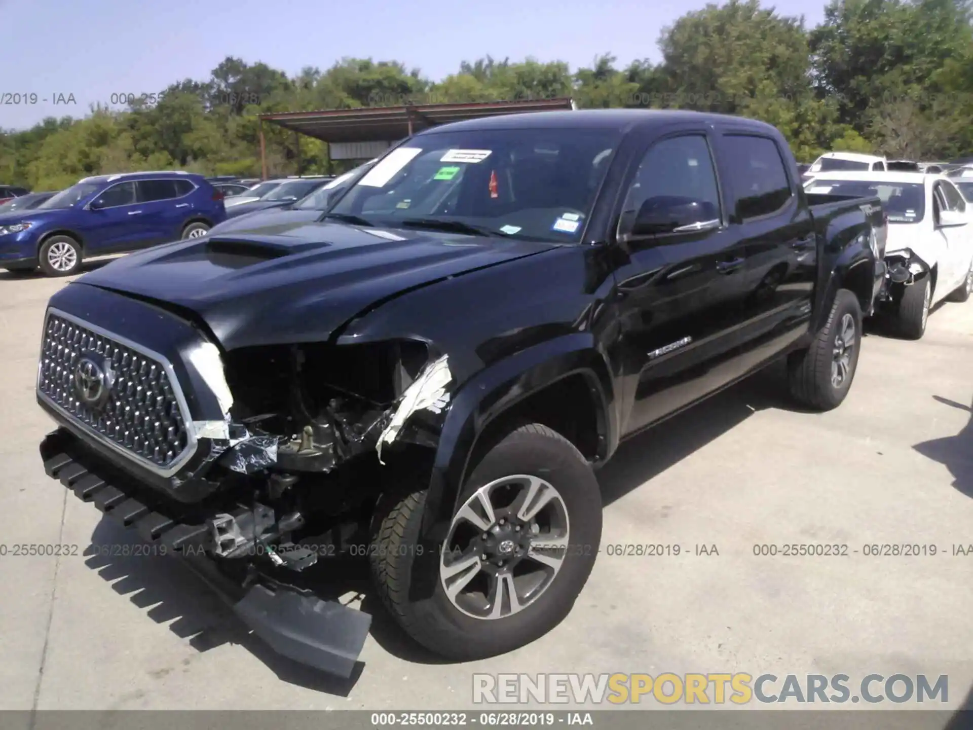 2 Photograph of a damaged car 5TFAZ5CN5KX080954 TOYOTA TACOMA 2019