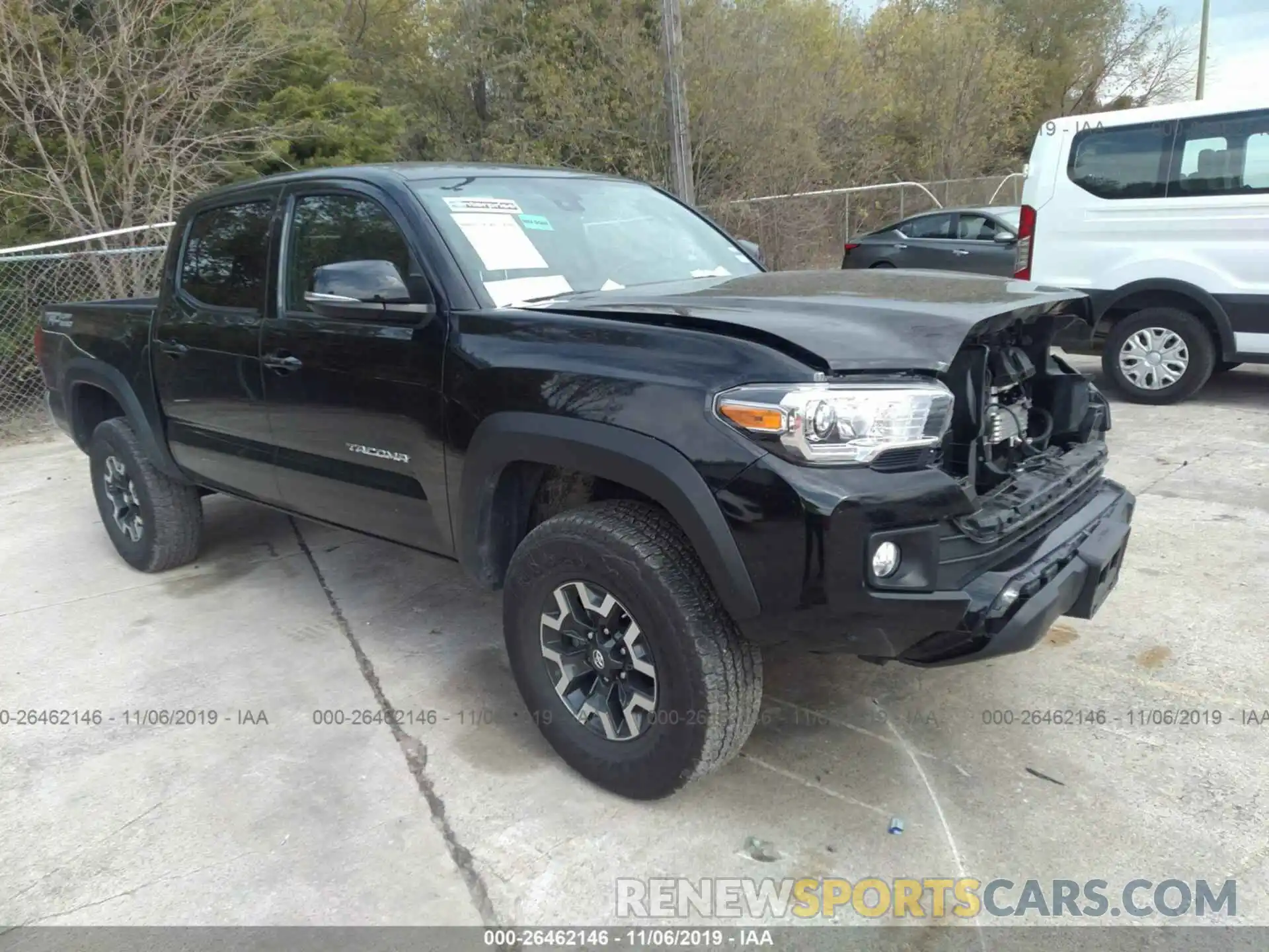 1 Photograph of a damaged car 5TFAZ5CN5KX082980 TOYOTA TACOMA 2019