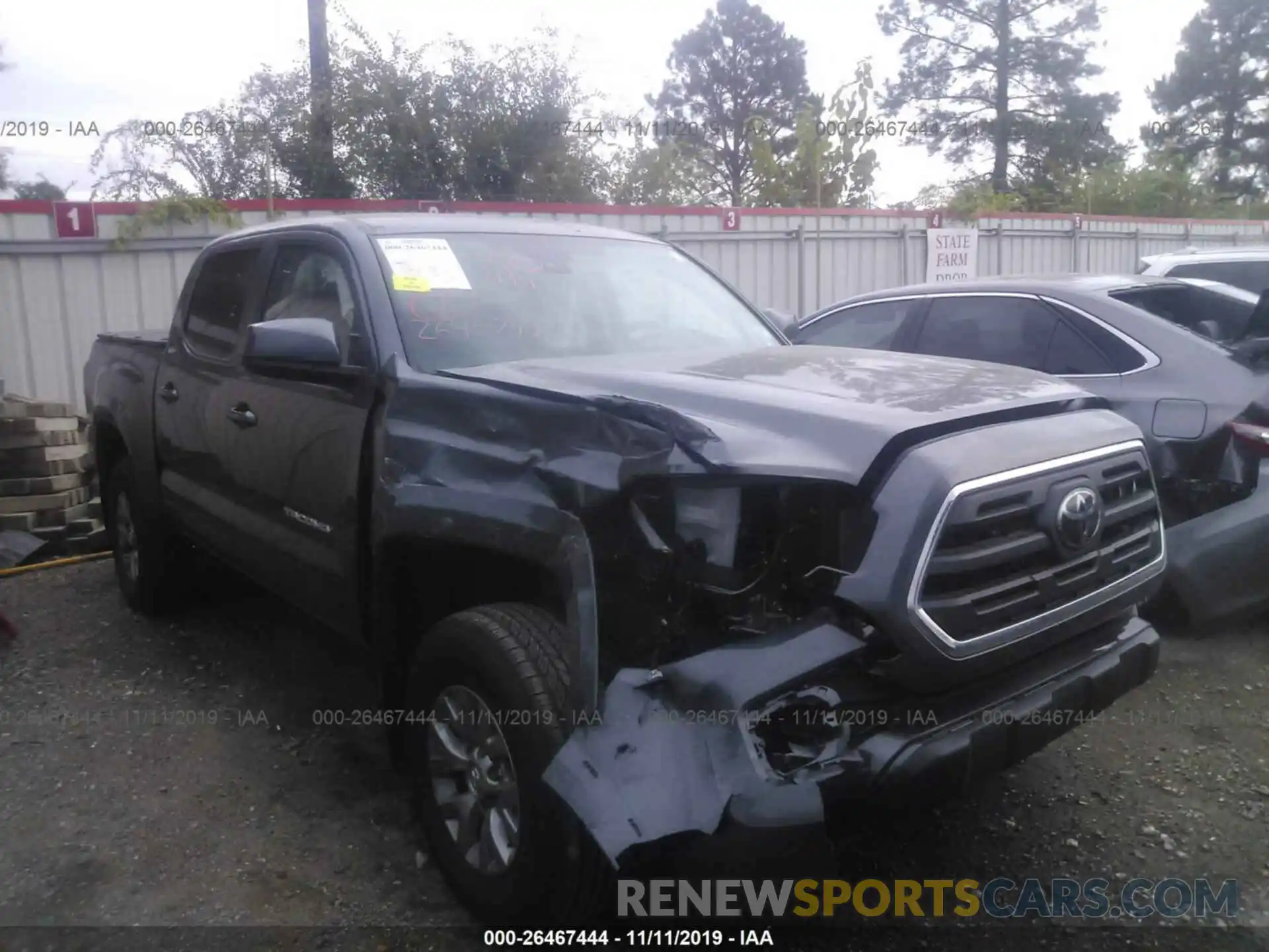 6 Photograph of a damaged car 5TFAZ5CN5KX084387 TOYOTA TACOMA 2019