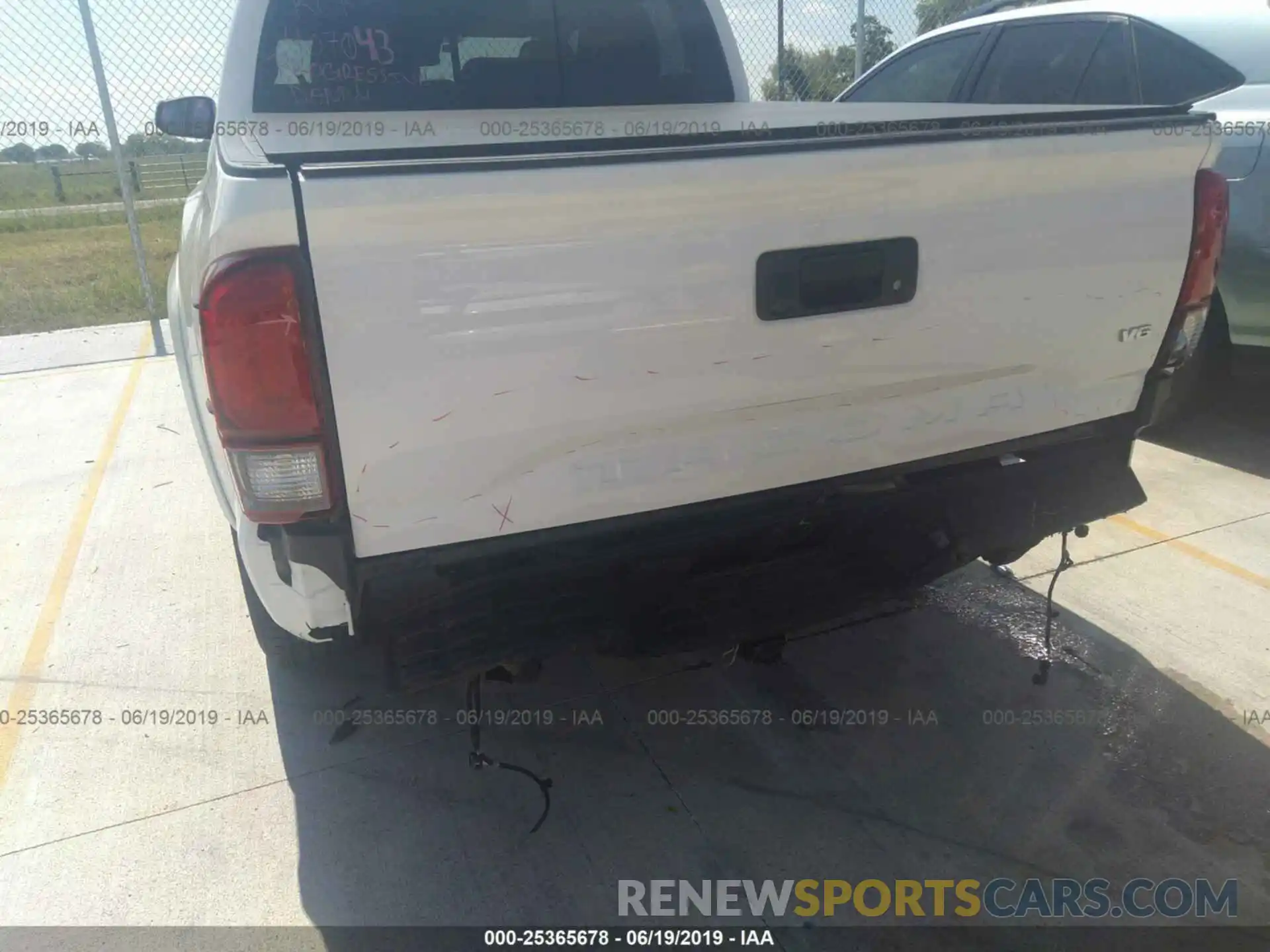 6 Photograph of a damaged car 5TFAZ5CN6KX072457 TOYOTA TACOMA 2019