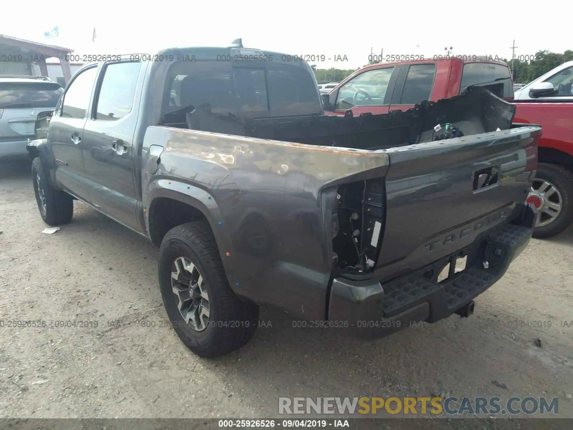 3 Photograph of a damaged car 5TFAZ5CN6KX077853 TOYOTA TACOMA 2019