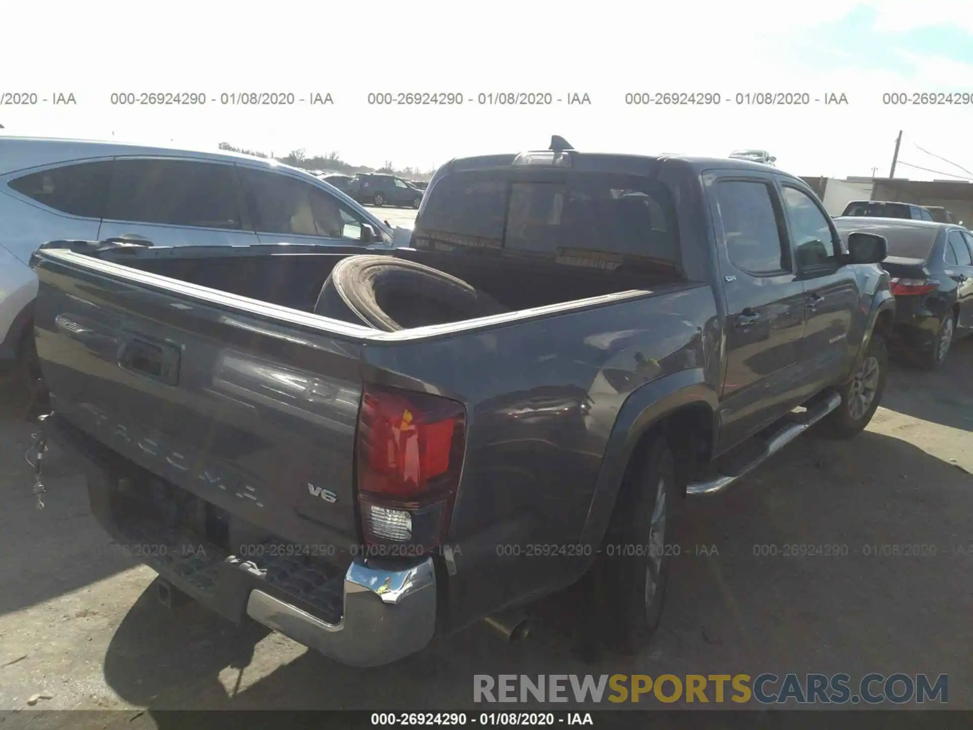 4 Photograph of a damaged car 5TFAZ5CN6KX079876 TOYOTA TACOMA 2019