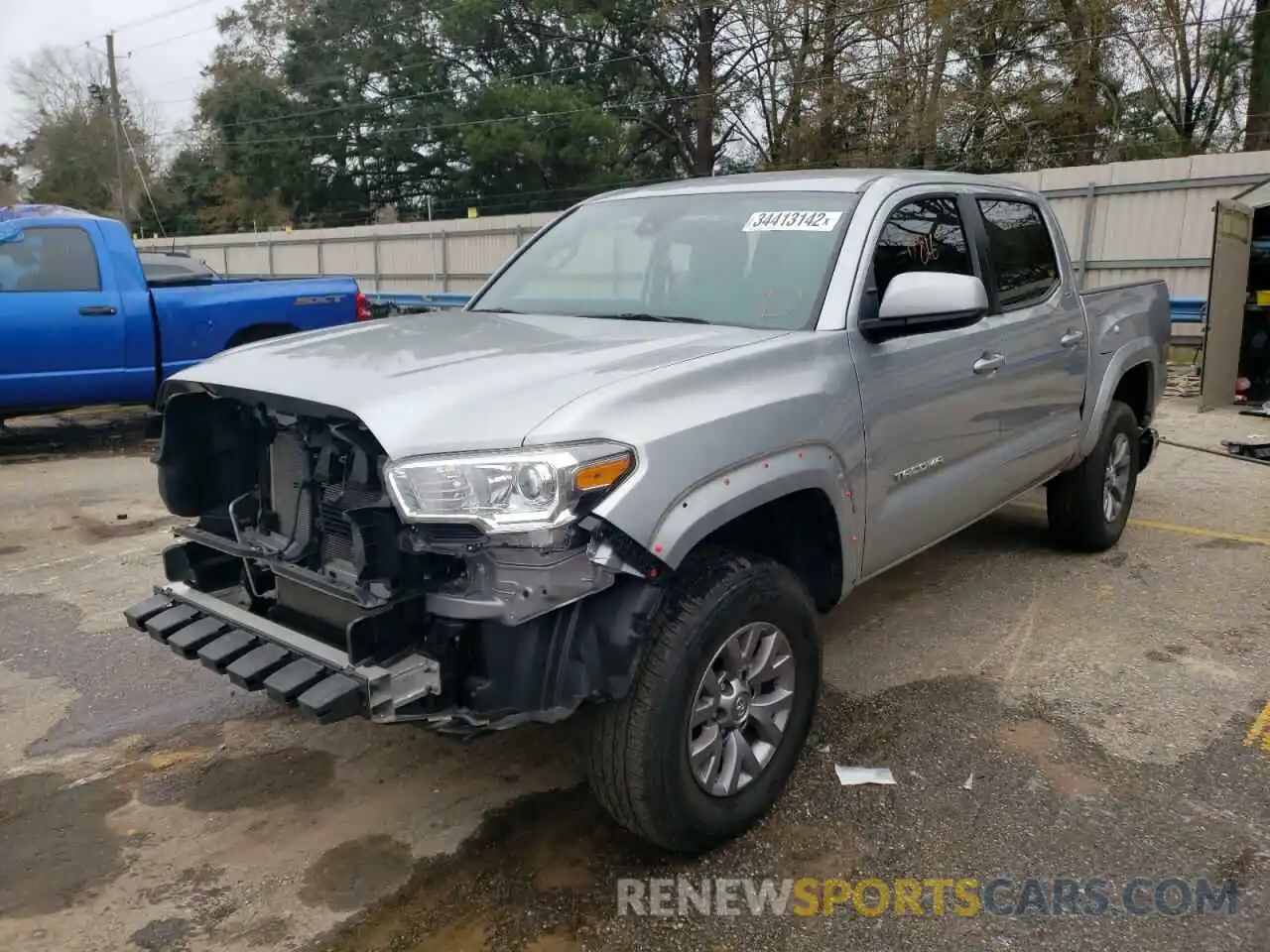 2 Photograph of a damaged car 5TFAZ5CN6KX082017 TOYOTA TACOMA 2019