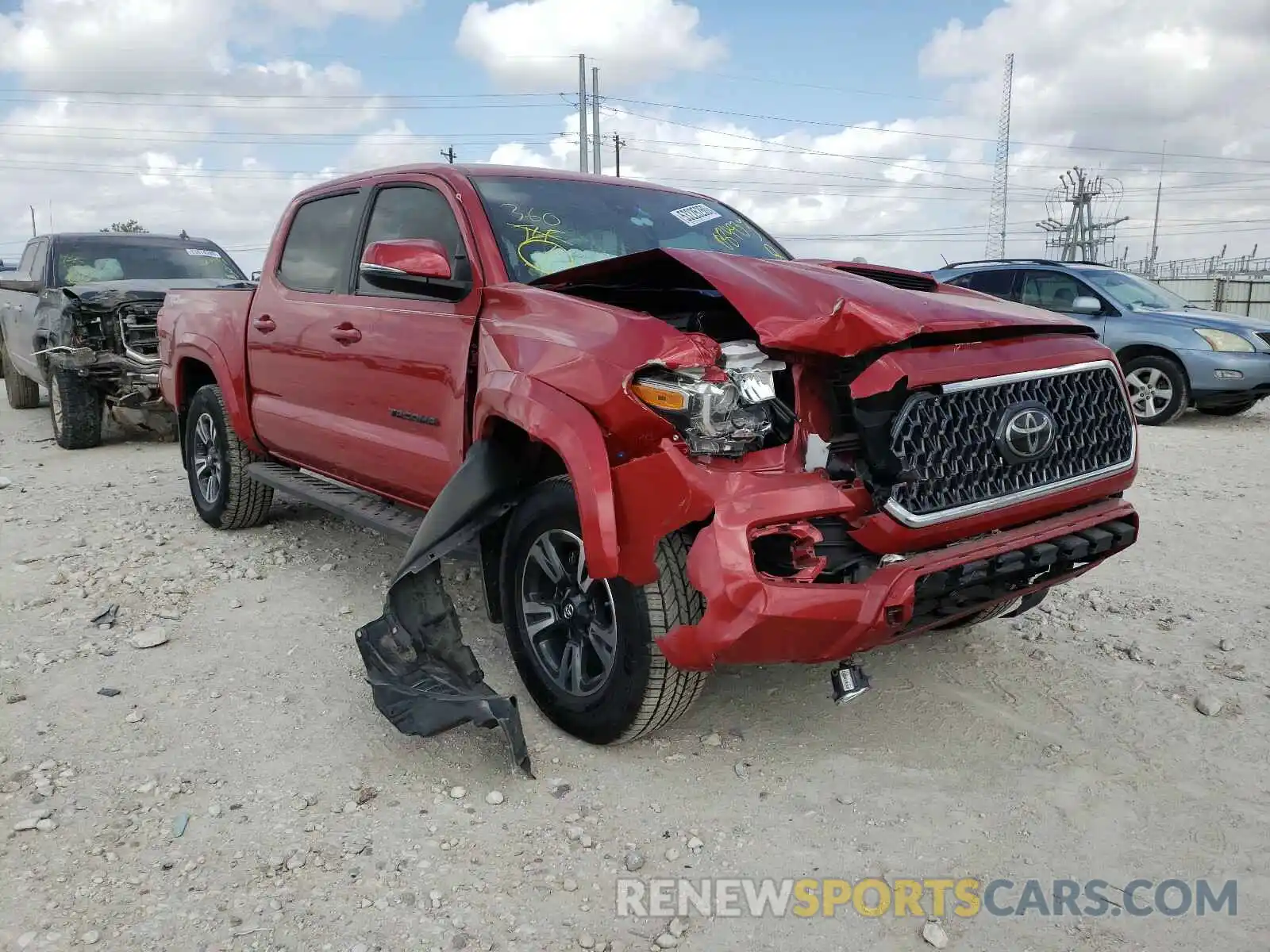 1 Photograph of a damaged car 5TFAZ5CN6KX084933 TOYOTA TACOMA 2019