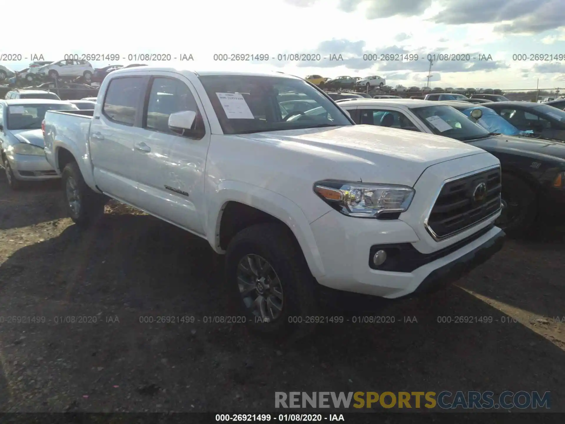 1 Photograph of a damaged car 5TFAZ5CN7KX076565 TOYOTA TACOMA 2019