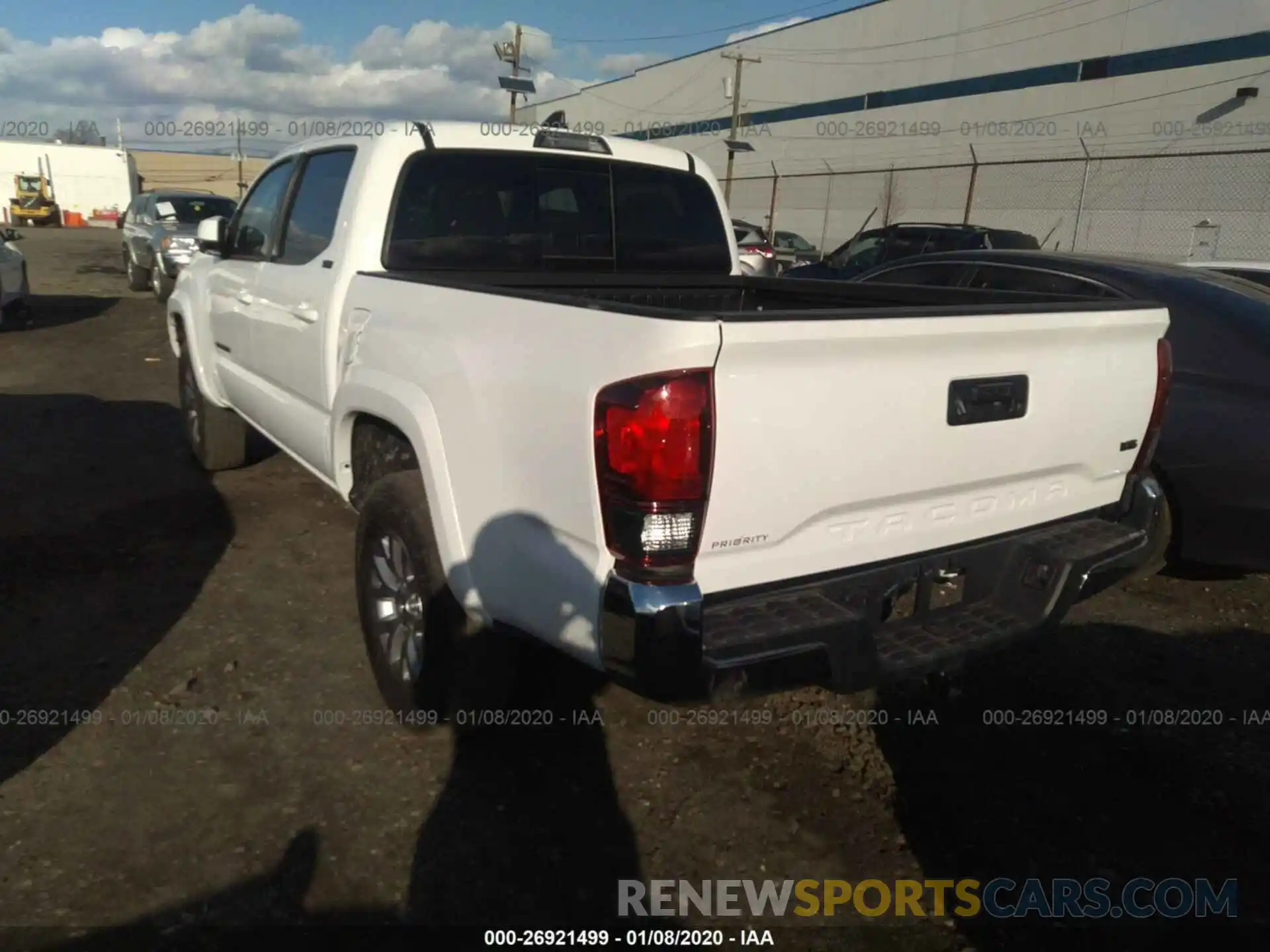 3 Photograph of a damaged car 5TFAZ5CN7KX076565 TOYOTA TACOMA 2019