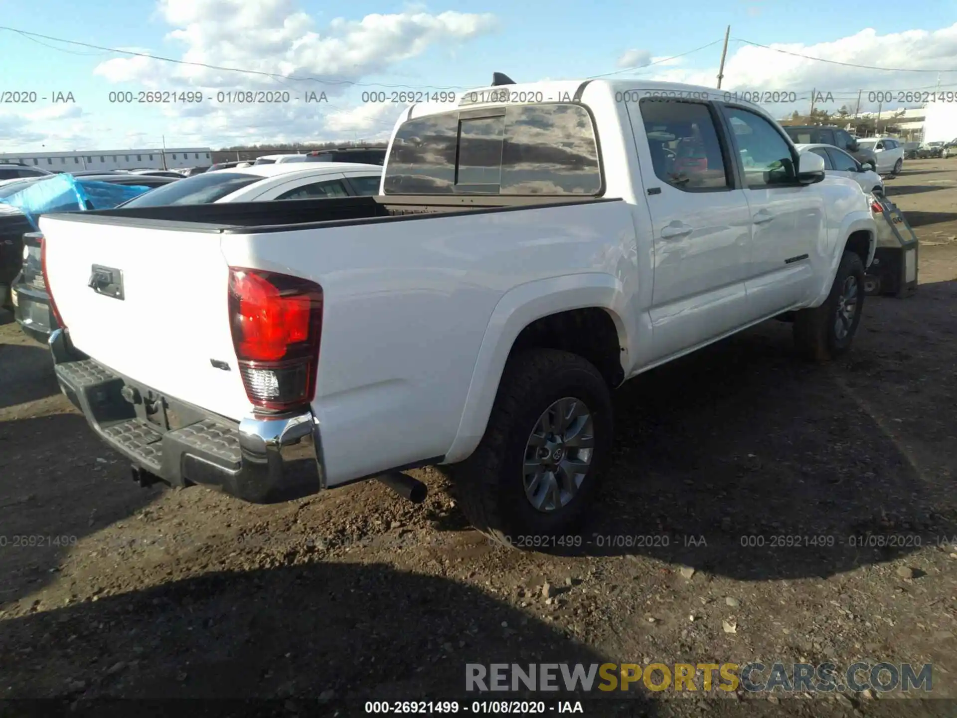 4 Photograph of a damaged car 5TFAZ5CN7KX076565 TOYOTA TACOMA 2019