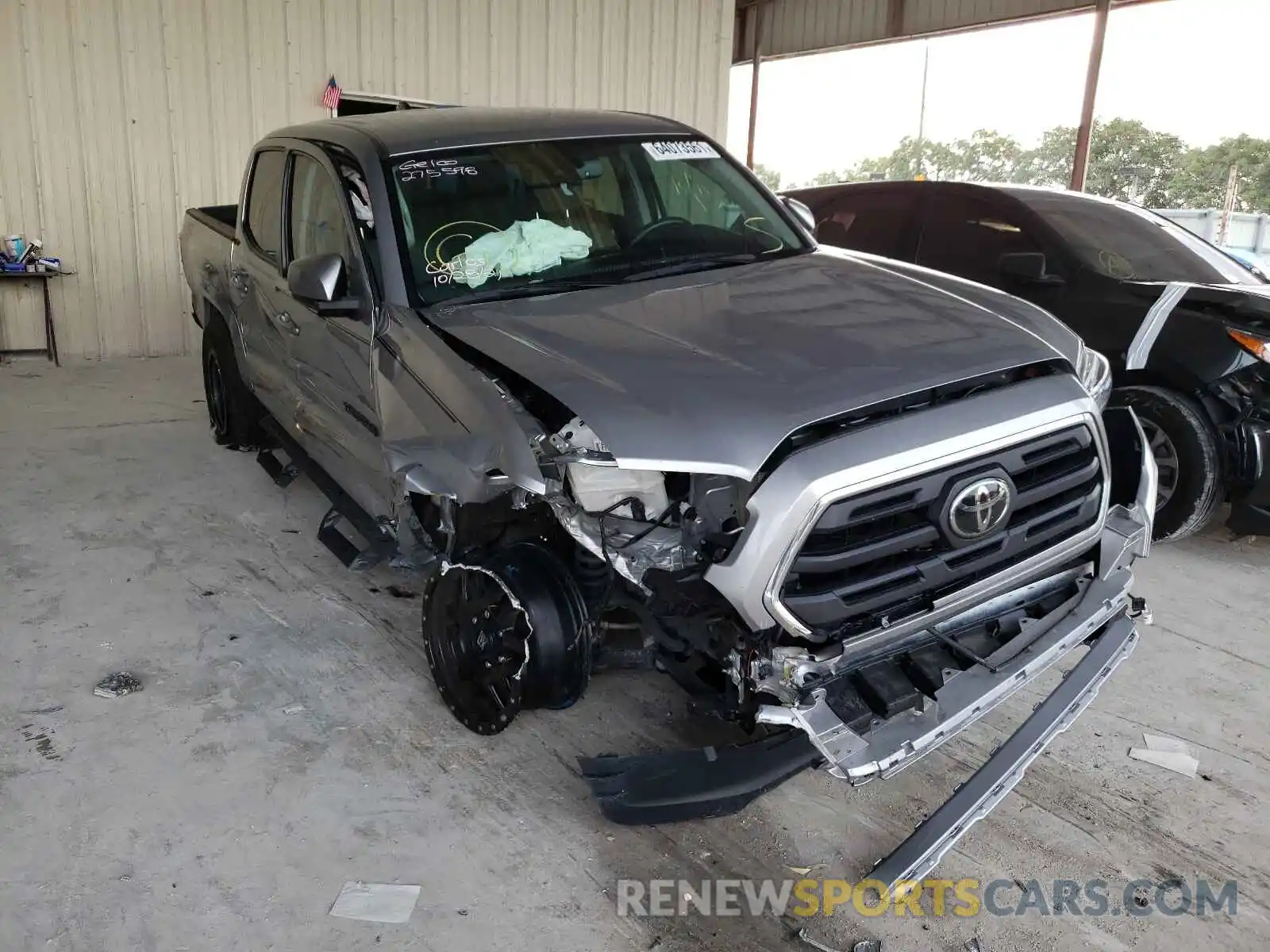 1 Photograph of a damaged car 5TFAZ5CN7KX080471 TOYOTA TACOMA 2019