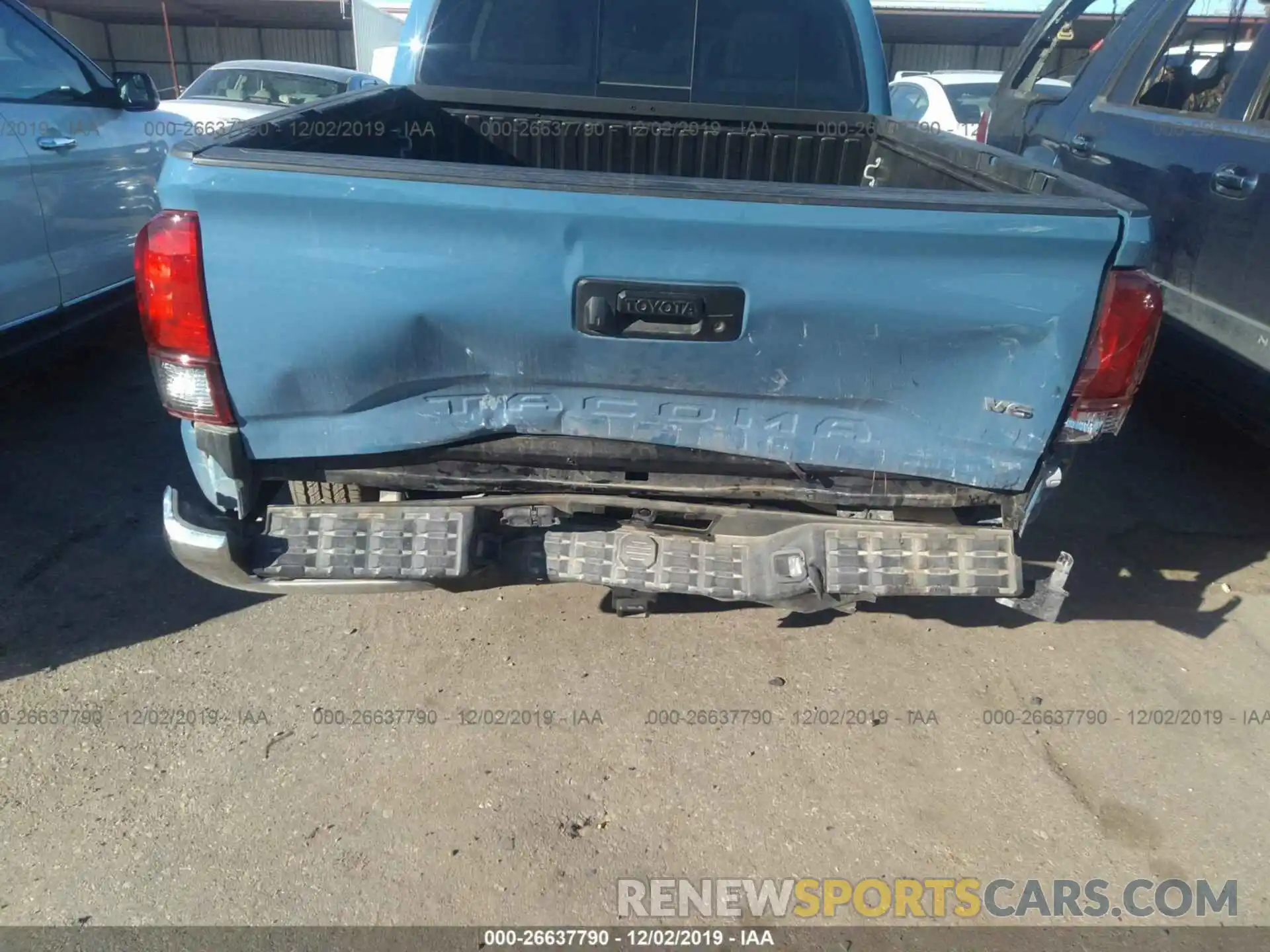 6 Photograph of a damaged car 5TFAZ5CN7KX085136 TOYOTA TACOMA 2019