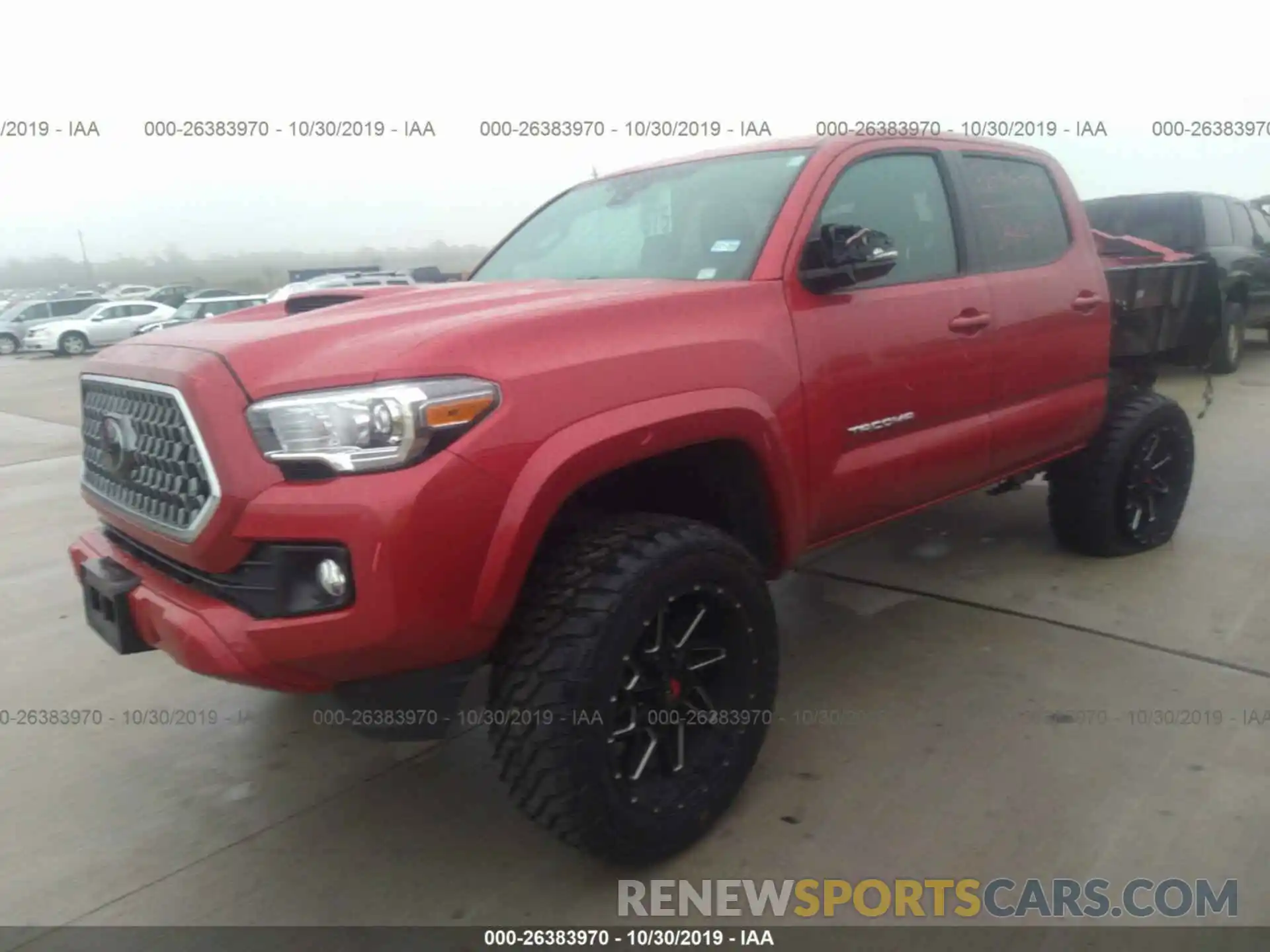 2 Photograph of a damaged car 5TFAZ5CN8KX072475 TOYOTA TACOMA 2019