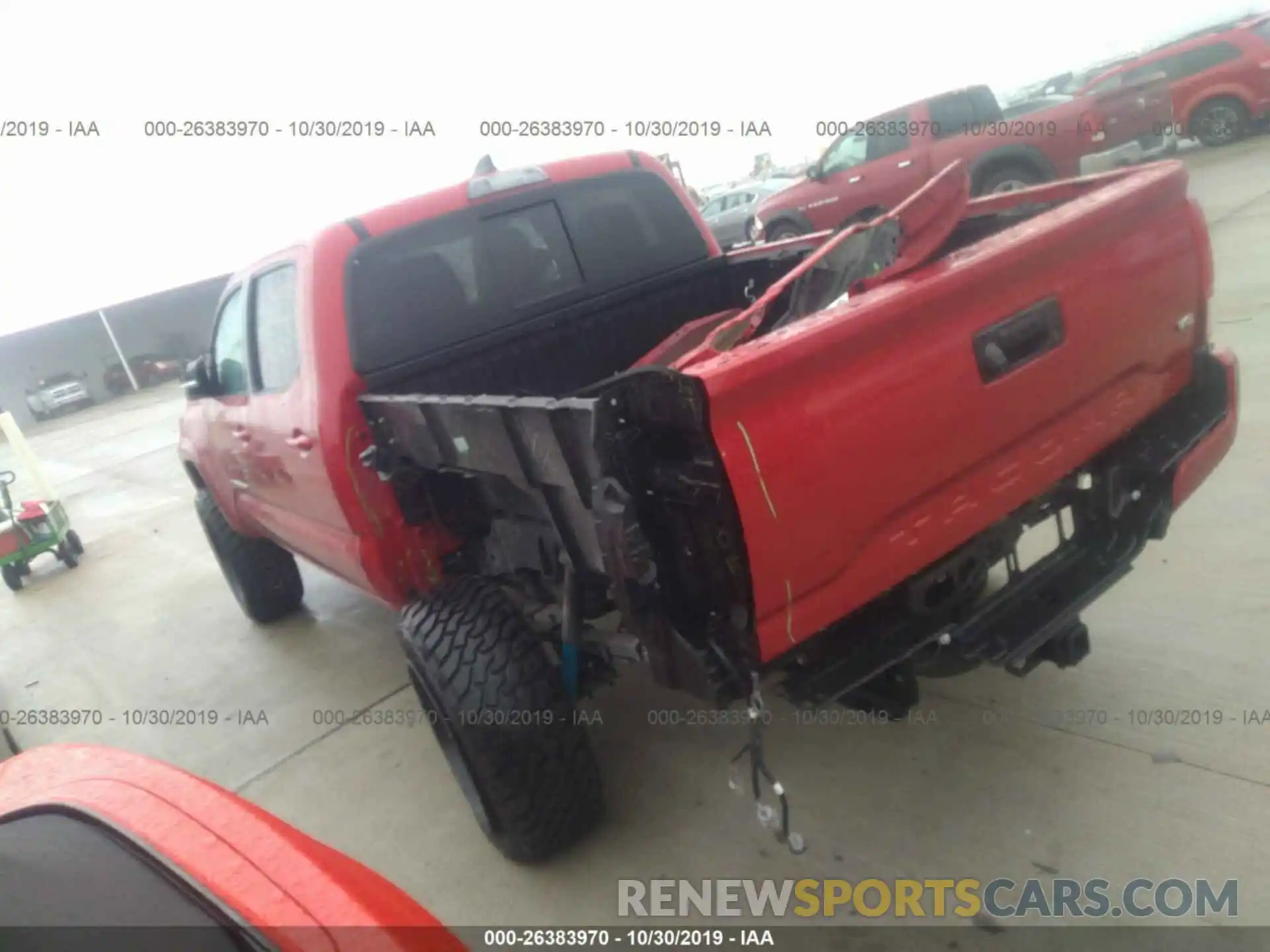 3 Photograph of a damaged car 5TFAZ5CN8KX072475 TOYOTA TACOMA 2019