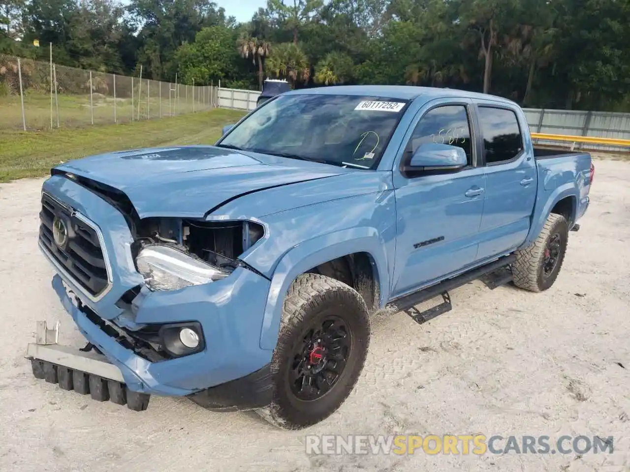 2 Photograph of a damaged car 5TFAZ5CN8KX075358 TOYOTA TACOMA 2019