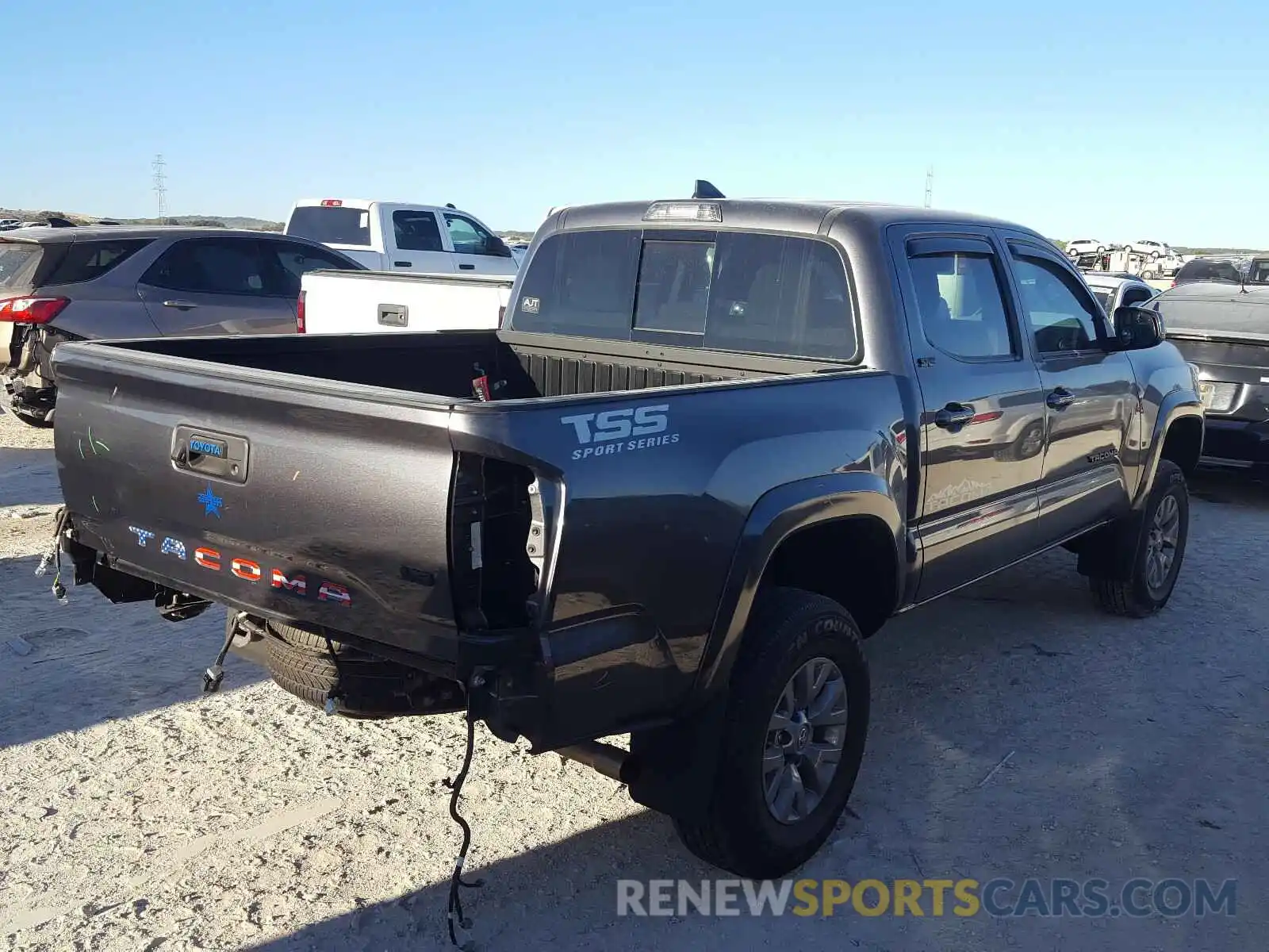 4 Photograph of a damaged car 5TFAZ5CN8KX078776 TOYOTA TACOMA 2019