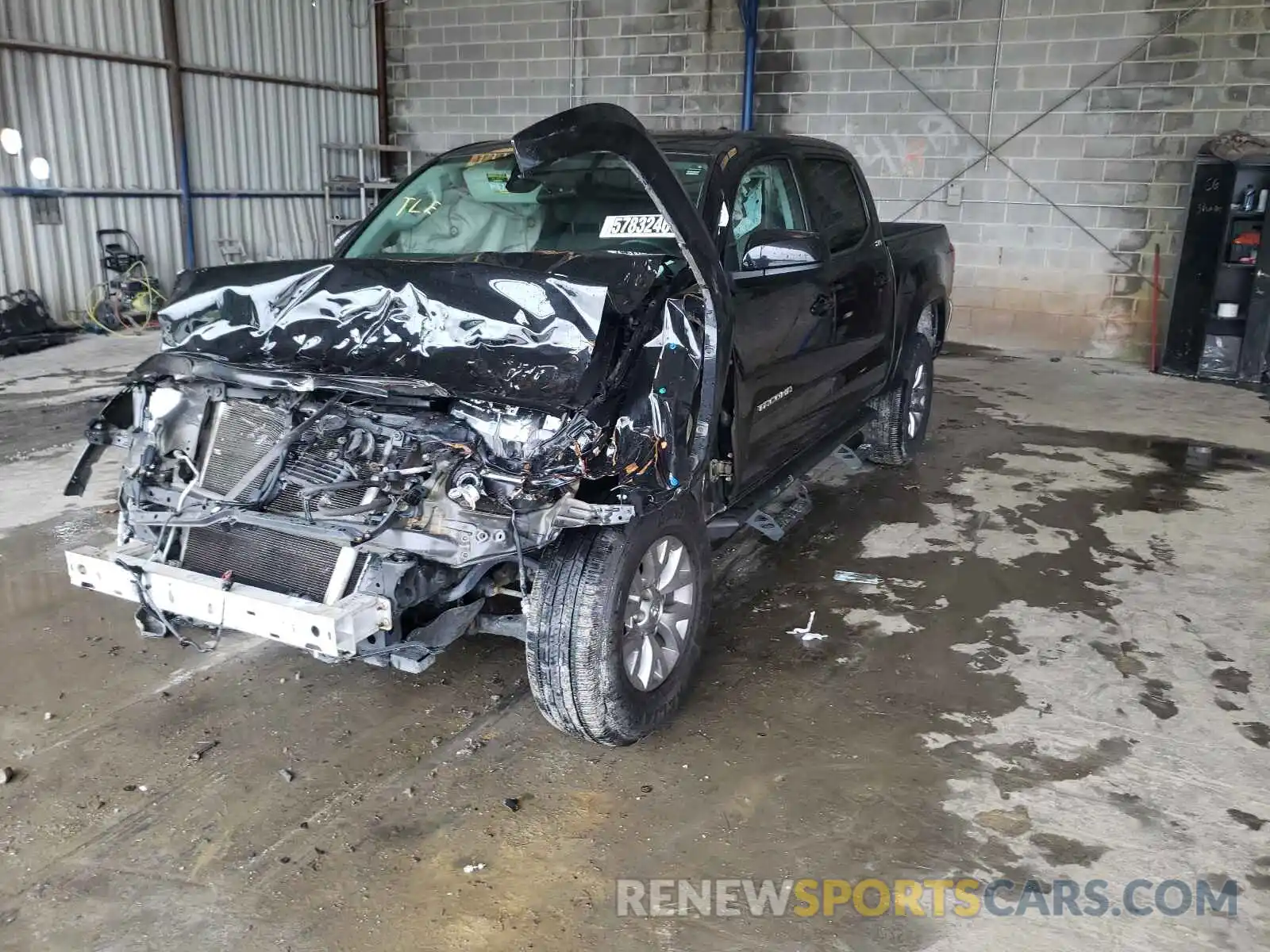 2 Photograph of a damaged car 5TFAZ5CN8KX079202 TOYOTA TACOMA 2019