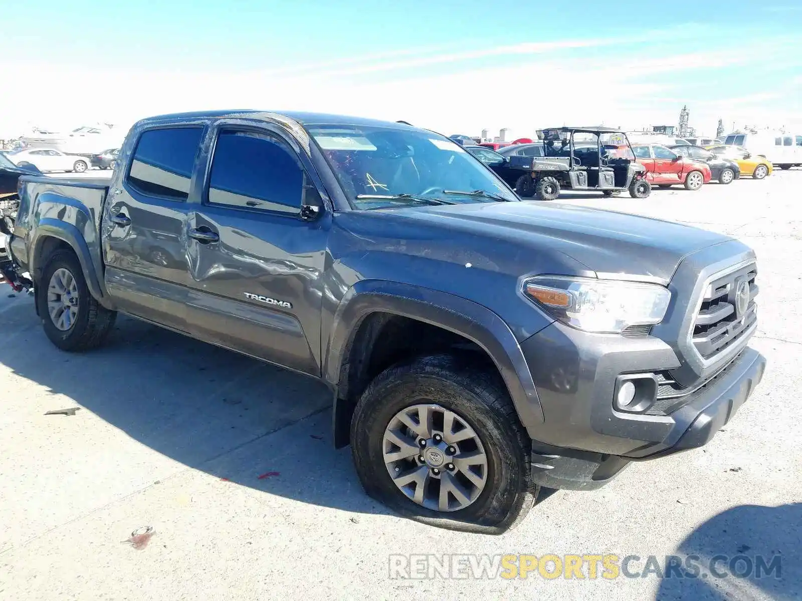 1 Photograph of a damaged car 5TFAZ5CN8KX079488 TOYOTA TACOMA 2019