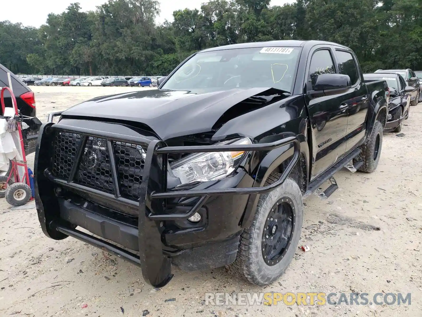 2 Photograph of a damaged car 5TFAZ5CN8KX079636 TOYOTA TACOMA 2019