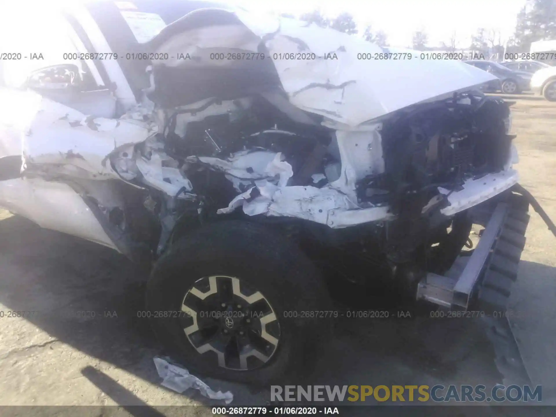 6 Photograph of a damaged car 5TFAZ5CN8KX081760 TOYOTA TACOMA 2019