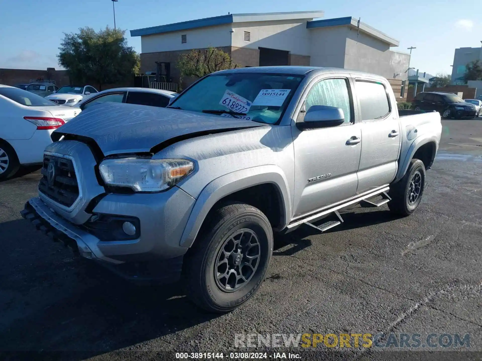 2 Photograph of a damaged car 5TFAZ5CN8KX083136 TOYOTA TACOMA 2019