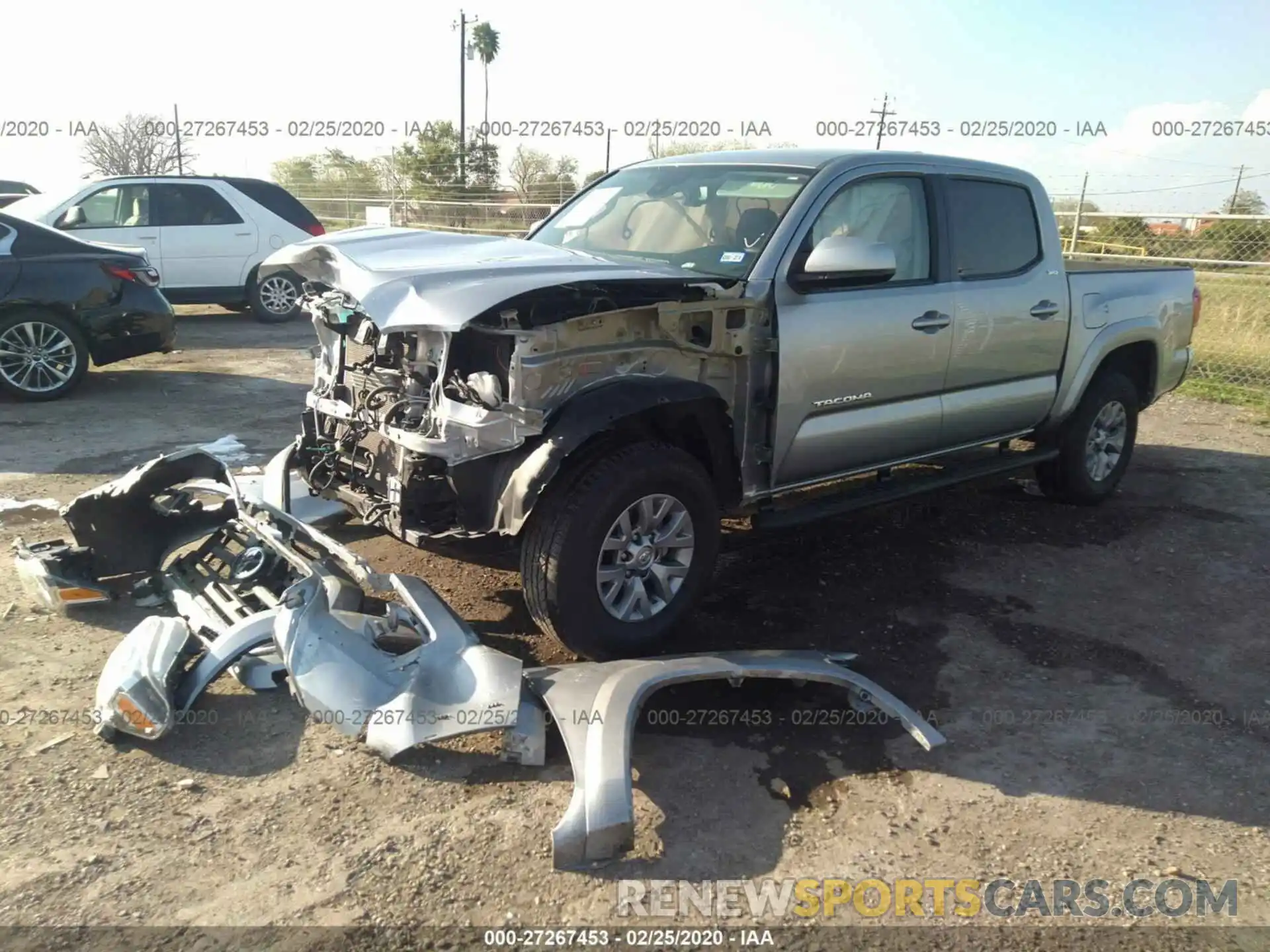 2 Photograph of a damaged car 5TFAZ5CN8KX084870 TOYOTA TACOMA 2019